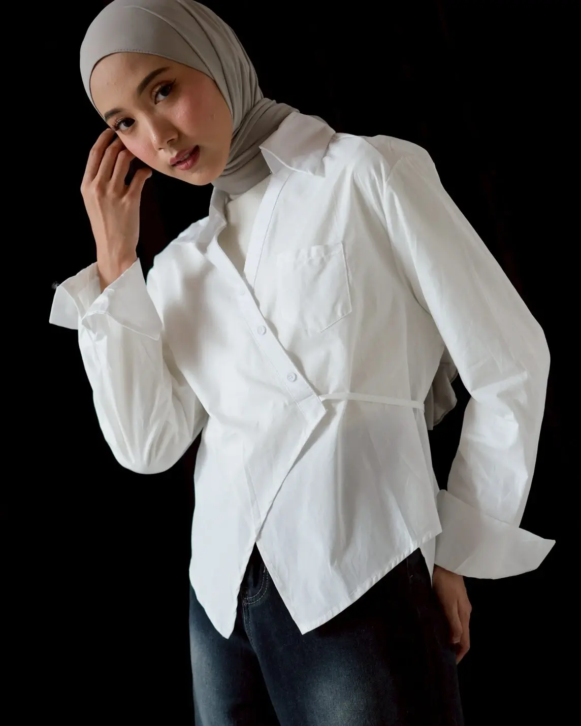 Alternative view of Pavlo Shirt Kode 152M Broken White