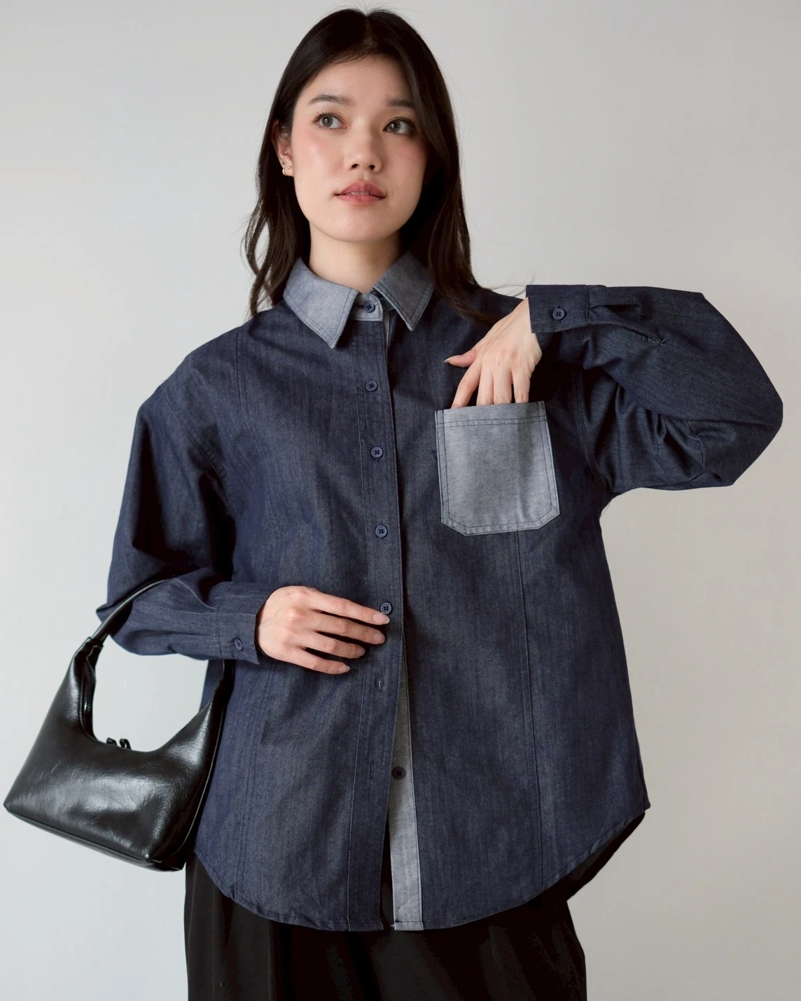 Qaytera Shirt Kode 43N Dark Blue