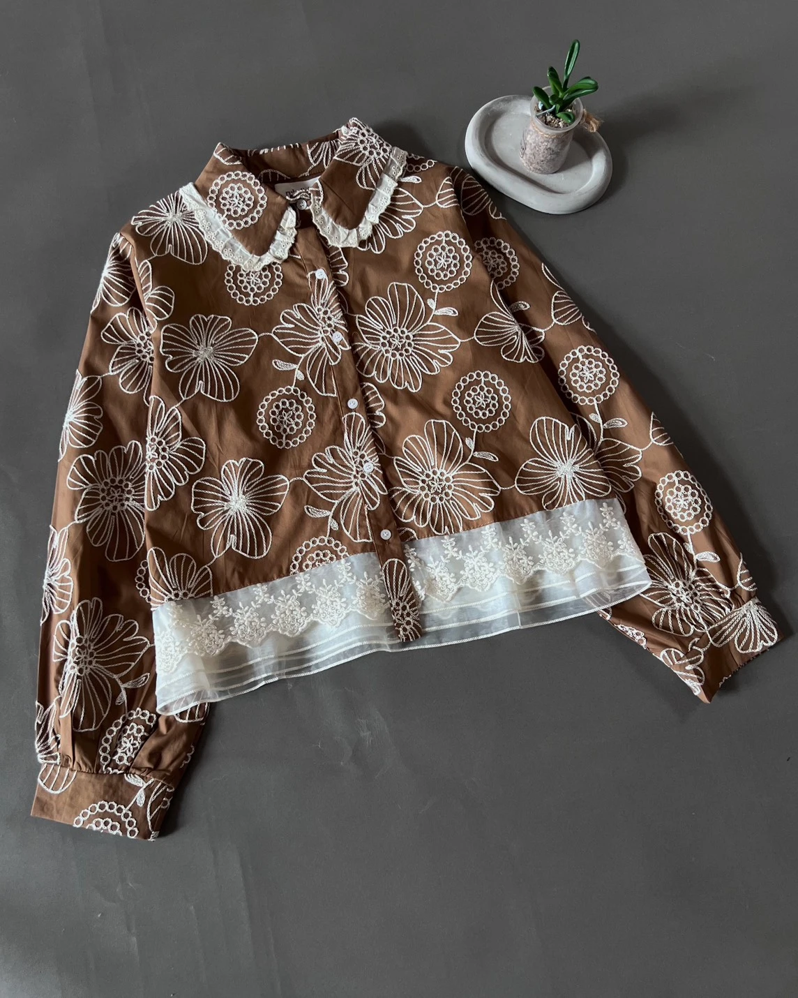Alternative view of Sayla Shirt Kode 176M Brown