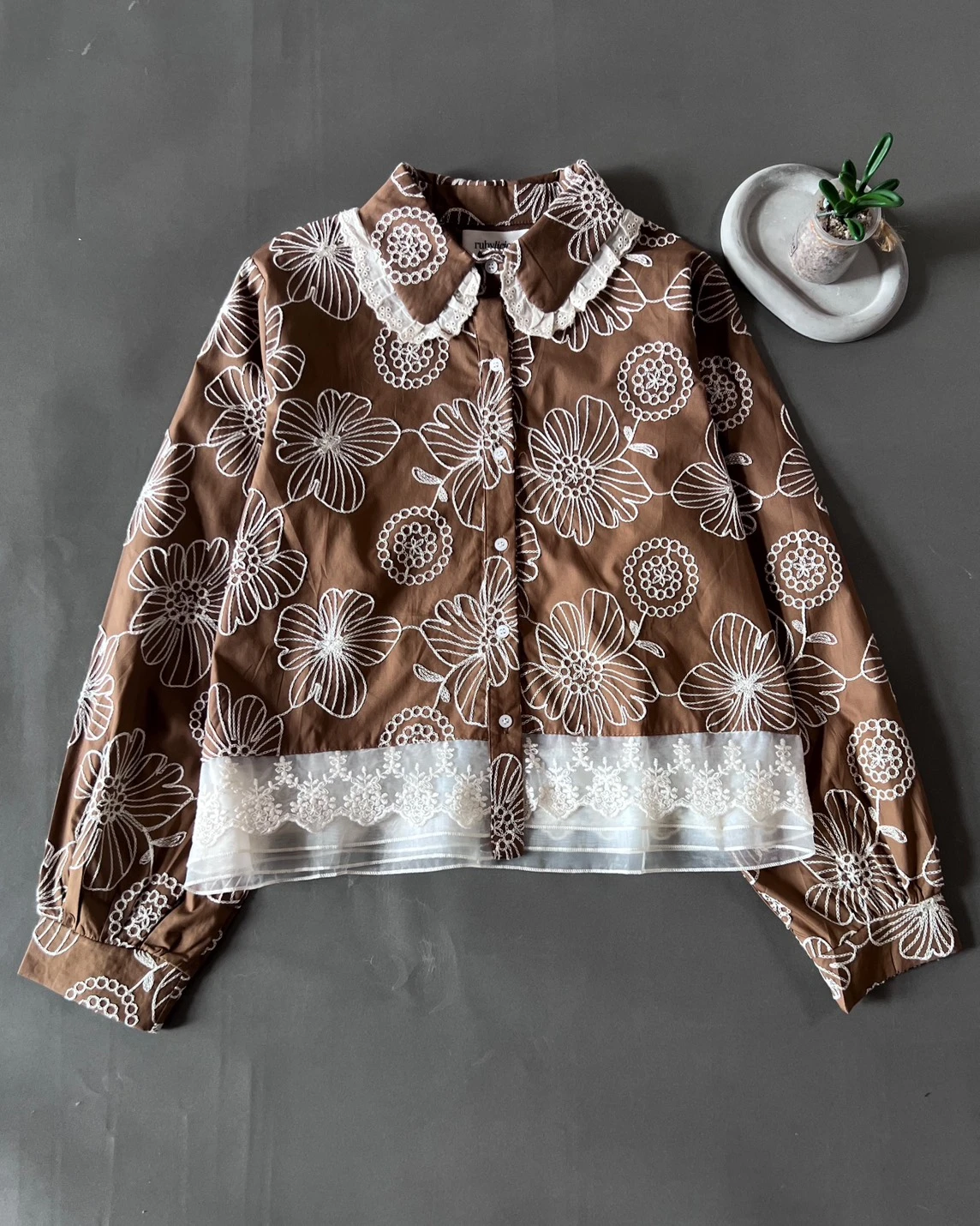 Sayla Shirt Kode 176M Brown