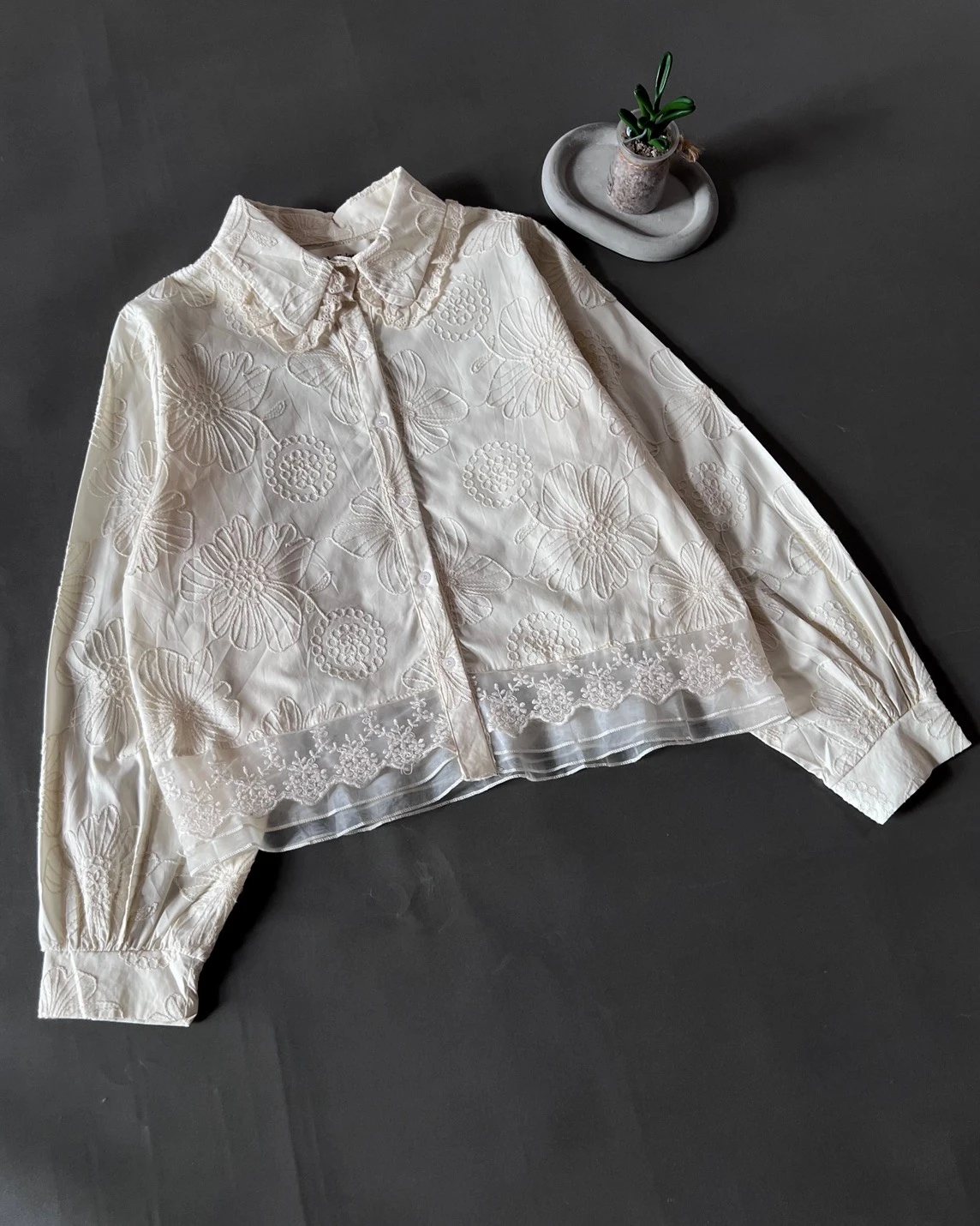 Sayla Shirt Kode 176M Ivory - Image 3
