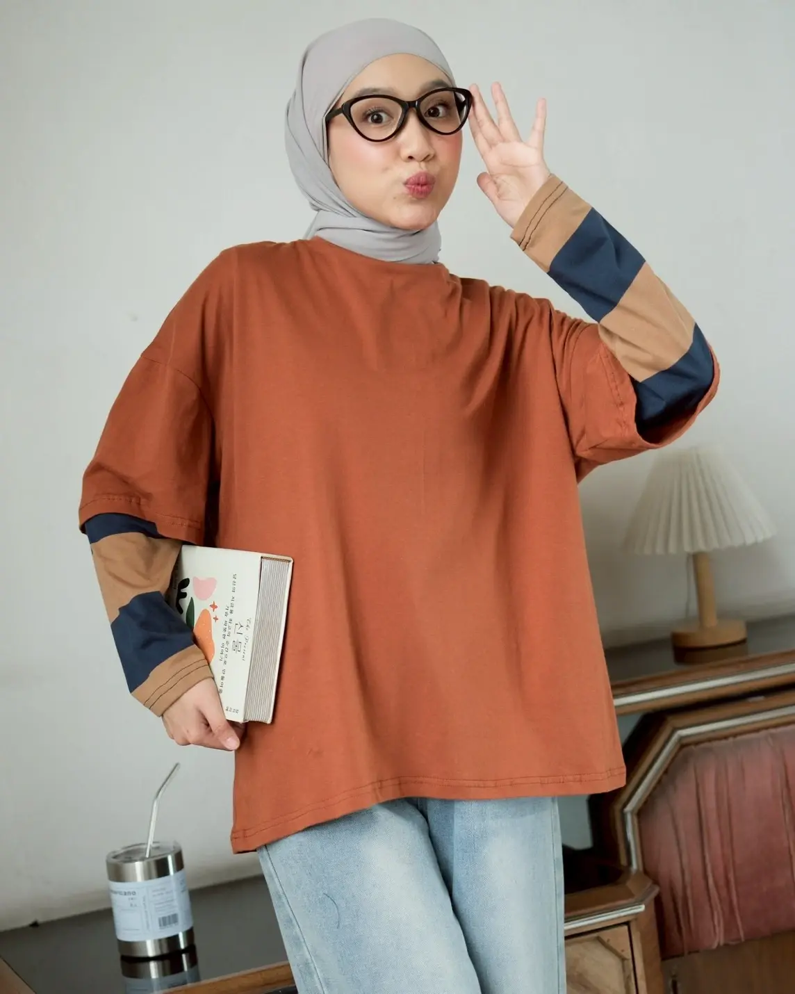 Alternative view of Lunesa Longsleeve Cinnamon