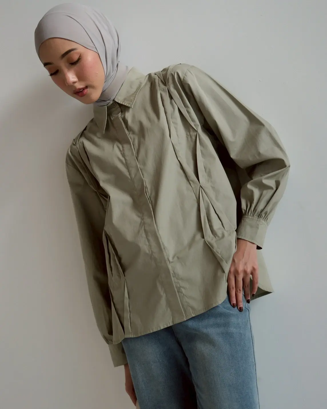 Alternative view of Meisa Shirt Eucalyptus