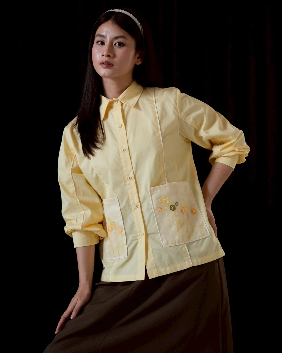Alternative view of Ona Shirt Pale Banana