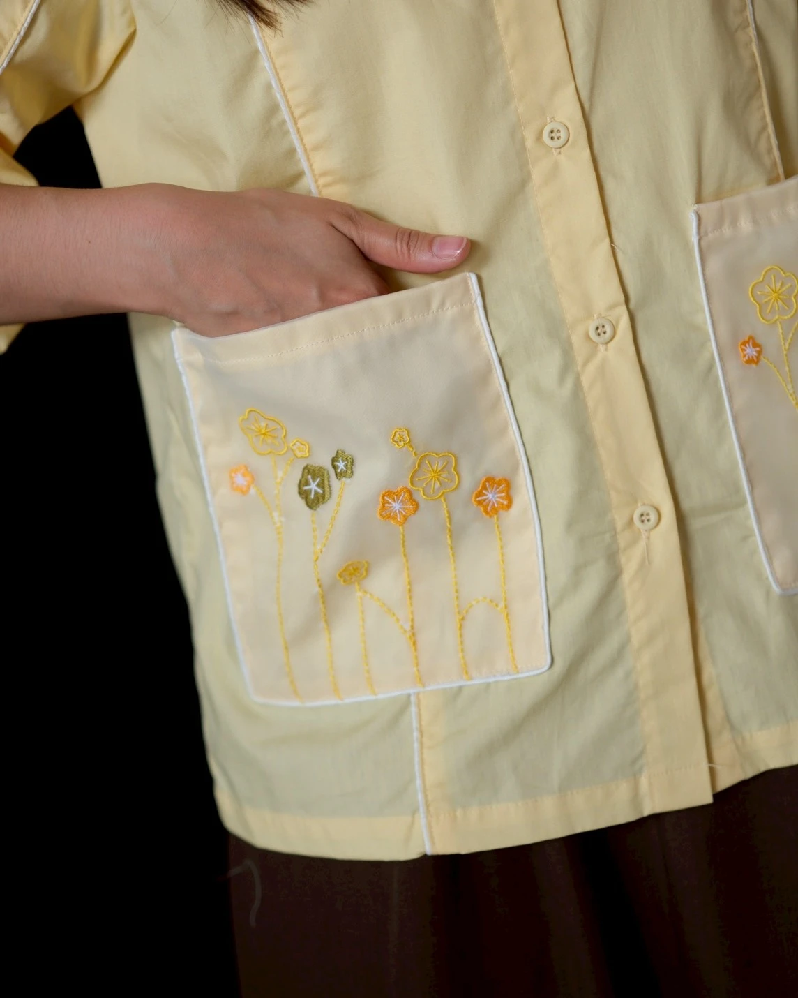 Ona Shirt Pale Banana
