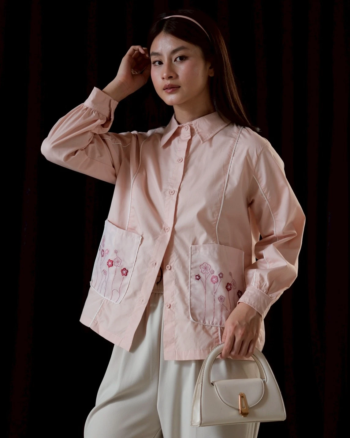 Ona Shirt Dusty Pink