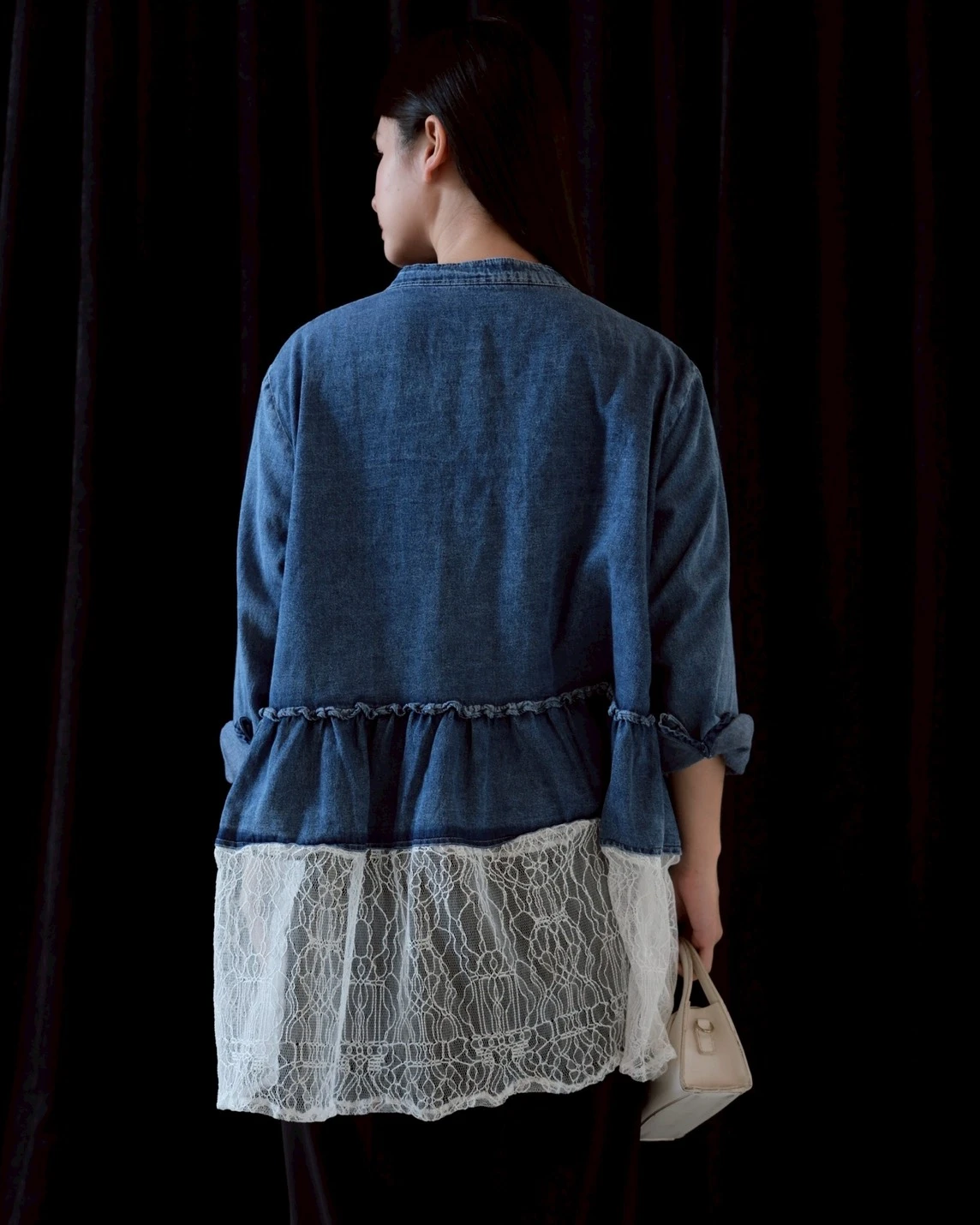 Ivayla Denim Shirt Acid-Bw - Image 3