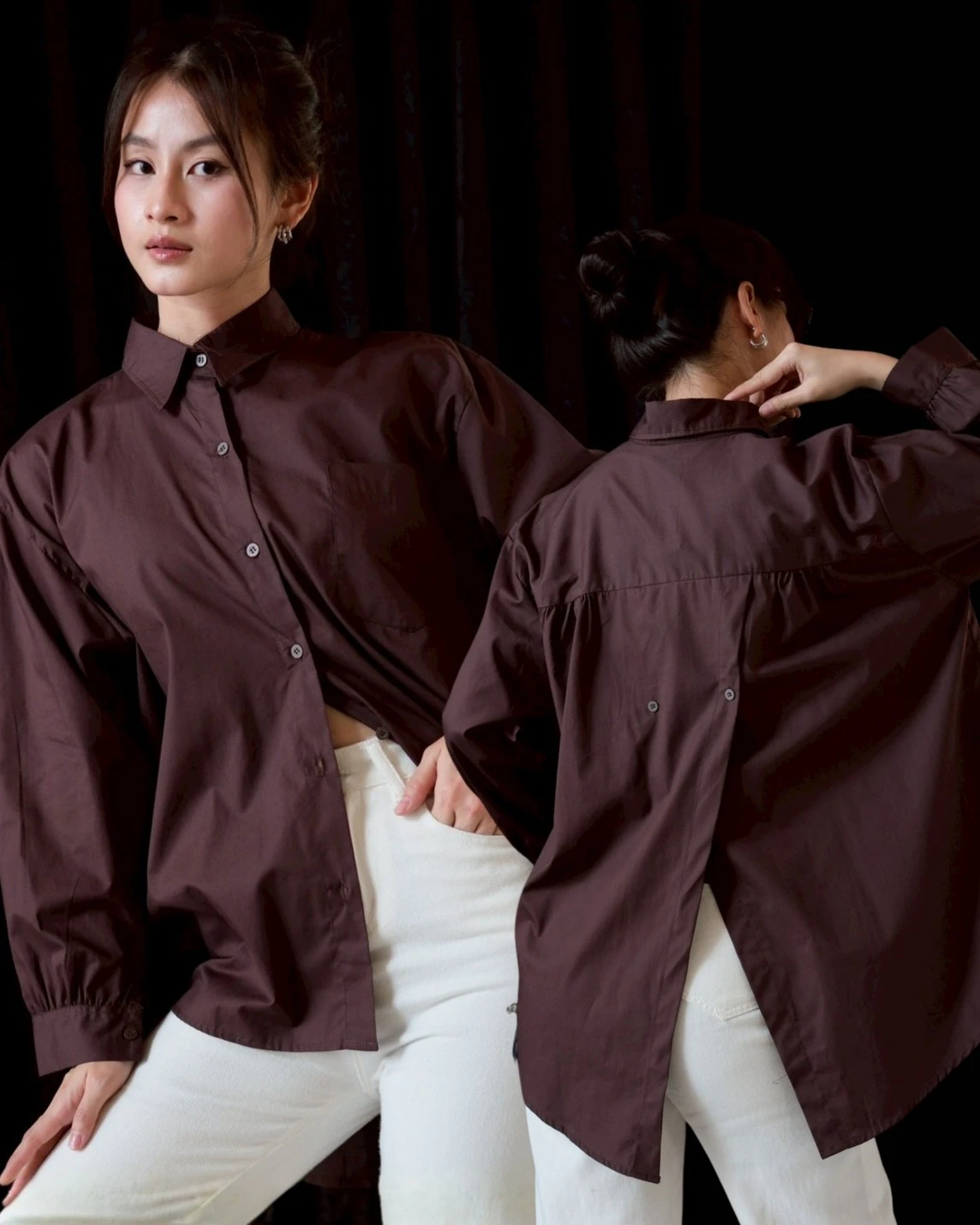 Namira Shirt Kode 70416 Coffee