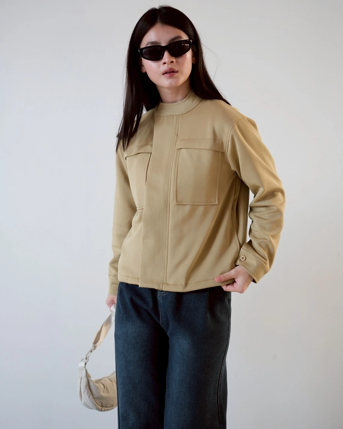 Alternative view of Seoul Jacket Khaki