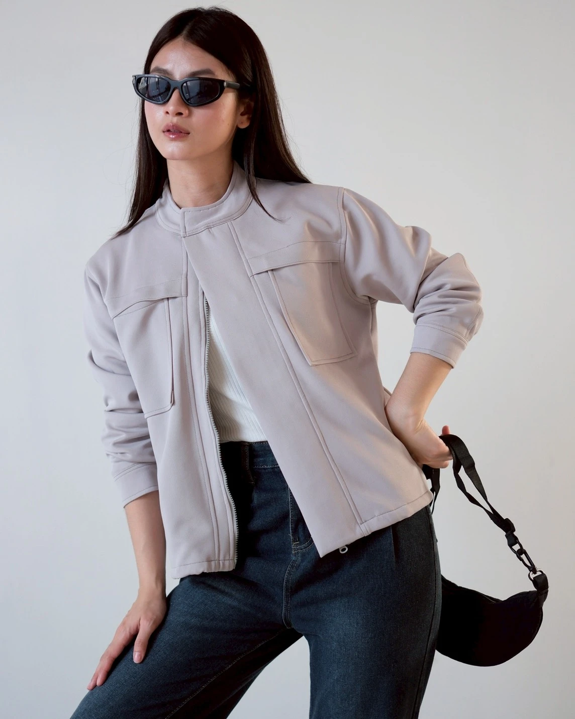 Alternative view of Seoul Jacket Grey