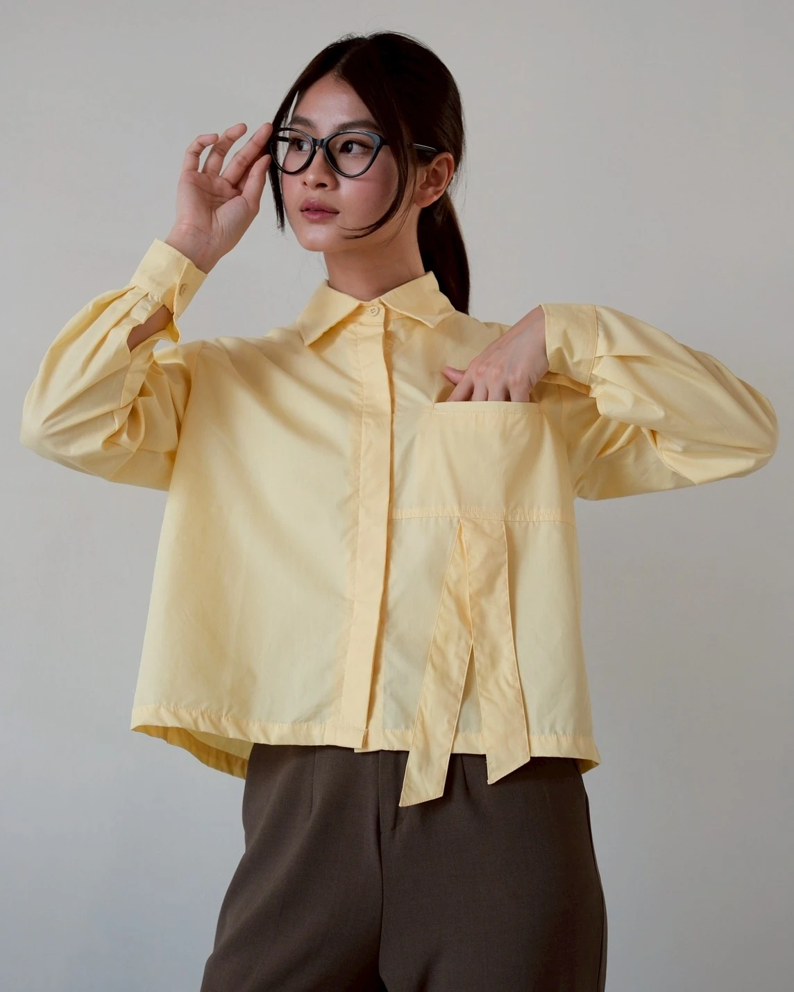Alternative view of Amadea Shirt Pale Banana