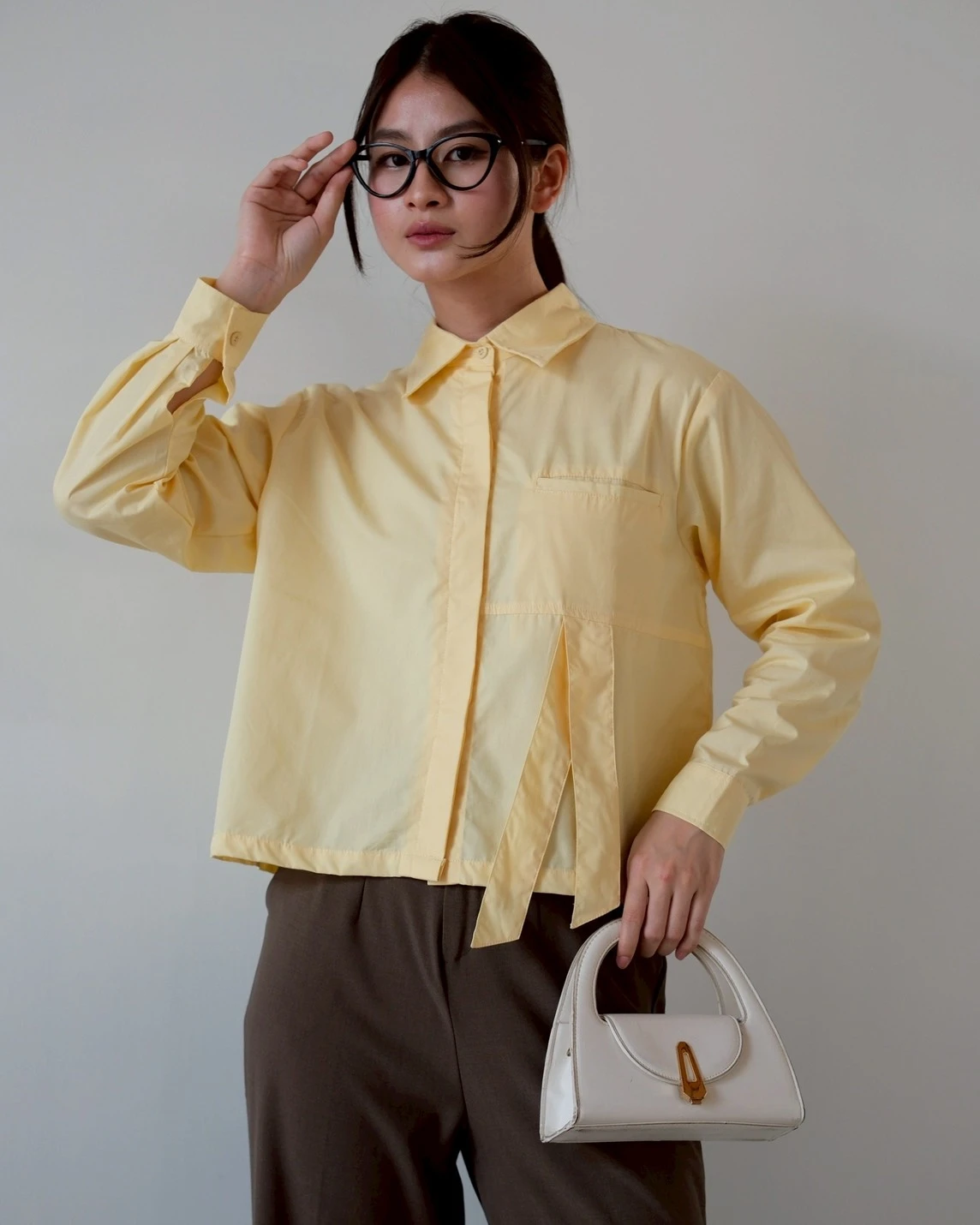 Amadea Shirt Pale Banana