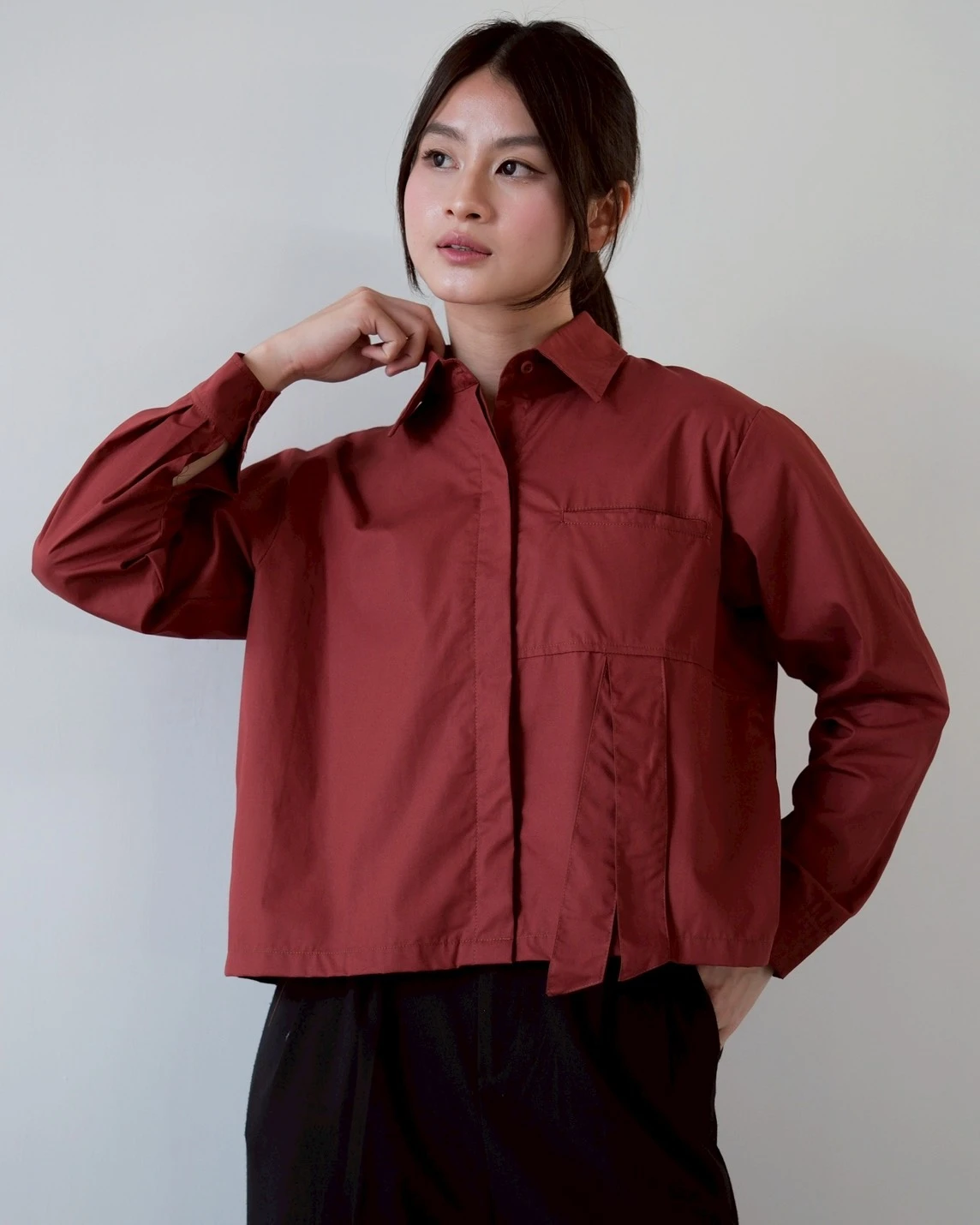 Amadea Shirt Russet Brown