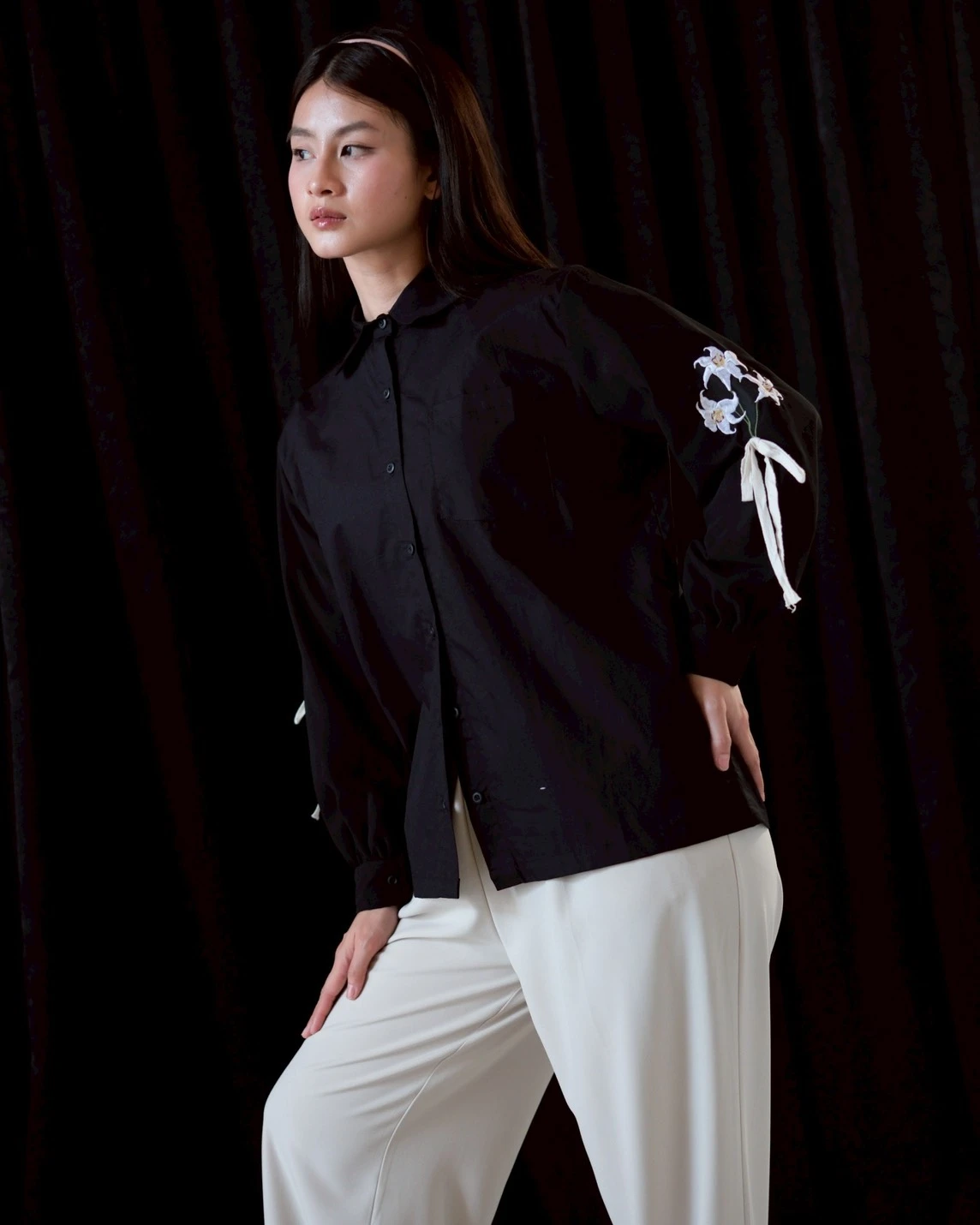 Alternative view of Stephie Shirt Black