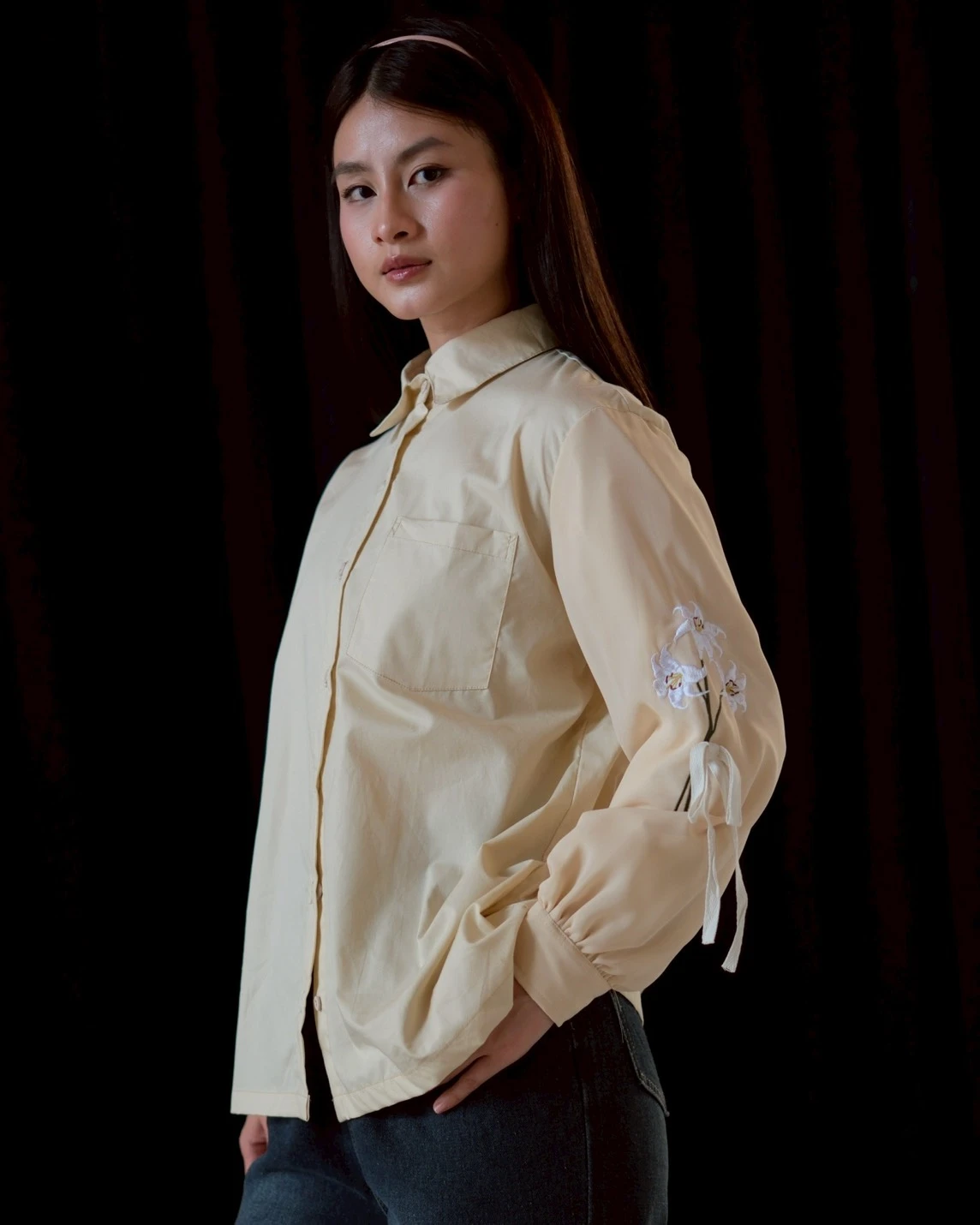 Alternative view of Stephie Shirt Light Cream