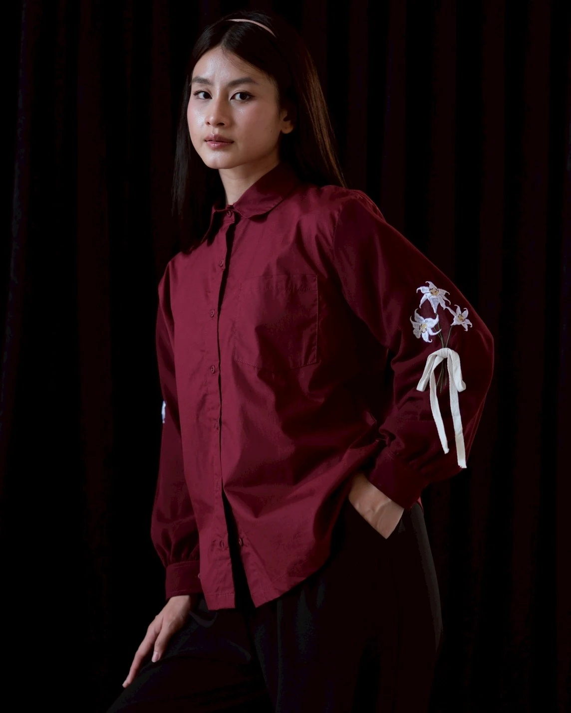 Stephie Shirt Red Cherry