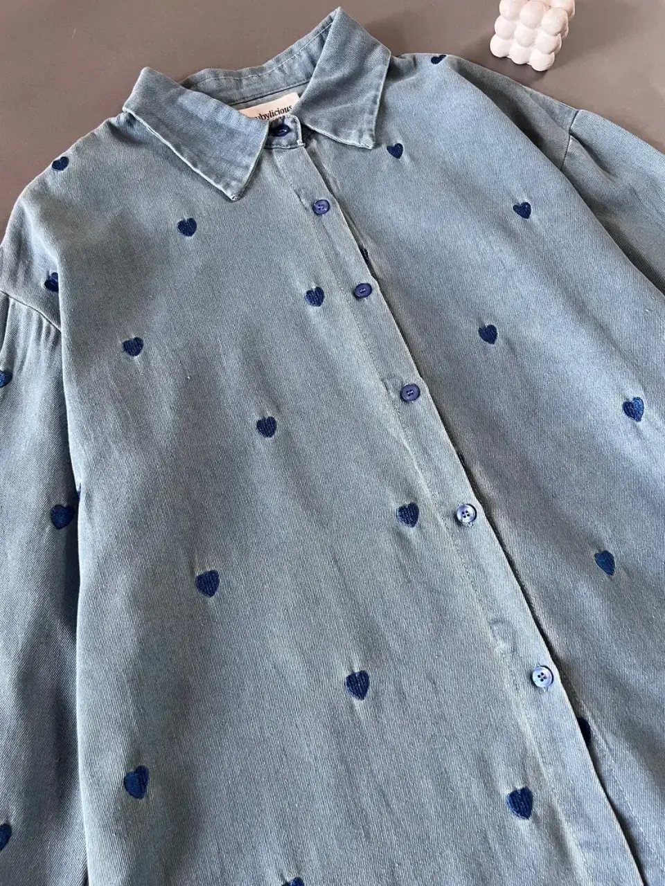 Trevira Denim Shirt Kode 187M Light Blue