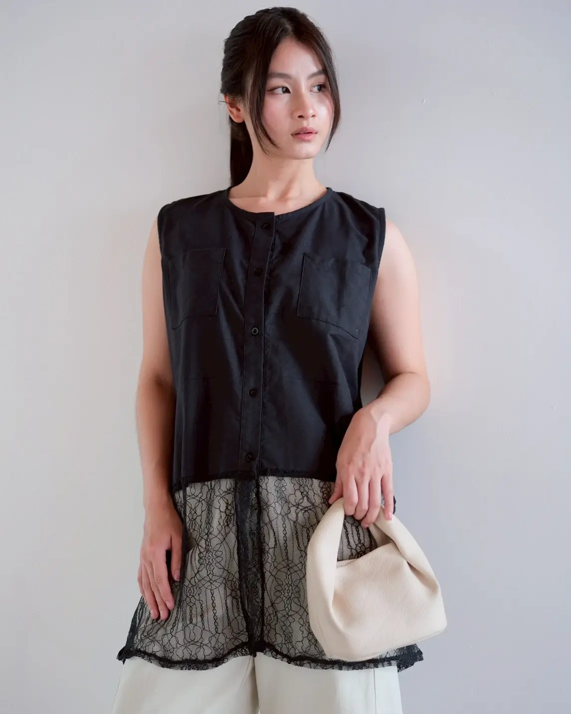 Utera Inner Sleeveless Kode 2625 Black
