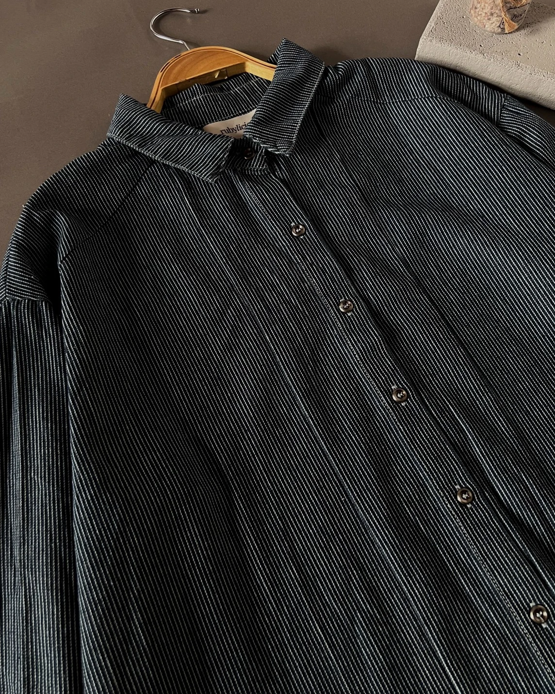 Celvy Denim Shirt Dark Blue