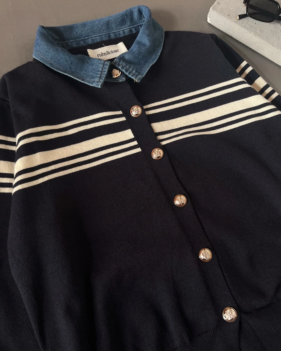 Chedva Longsleeve Kode 1-P Navy