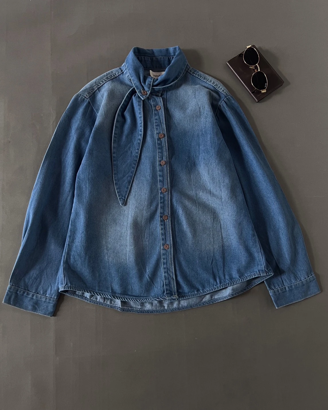 Canela Denim Shirt Kode 198M Medium Blue