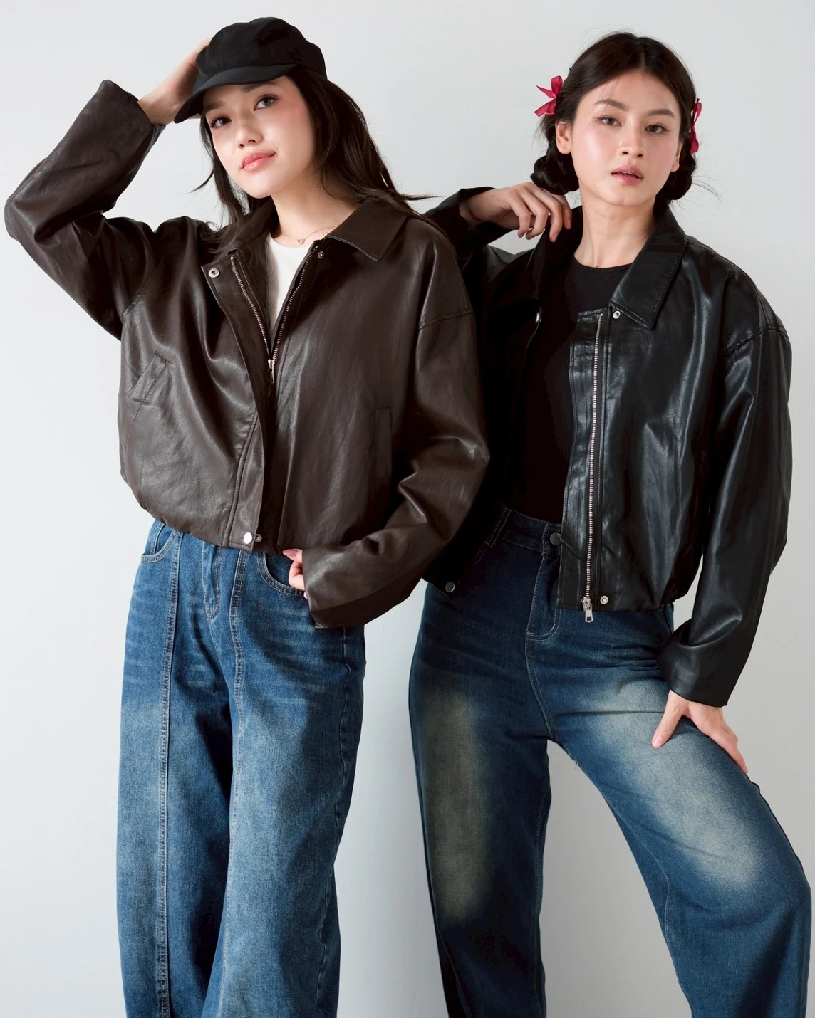 Celiora Leather Jacket Kode 8662 Coffee - Image 3