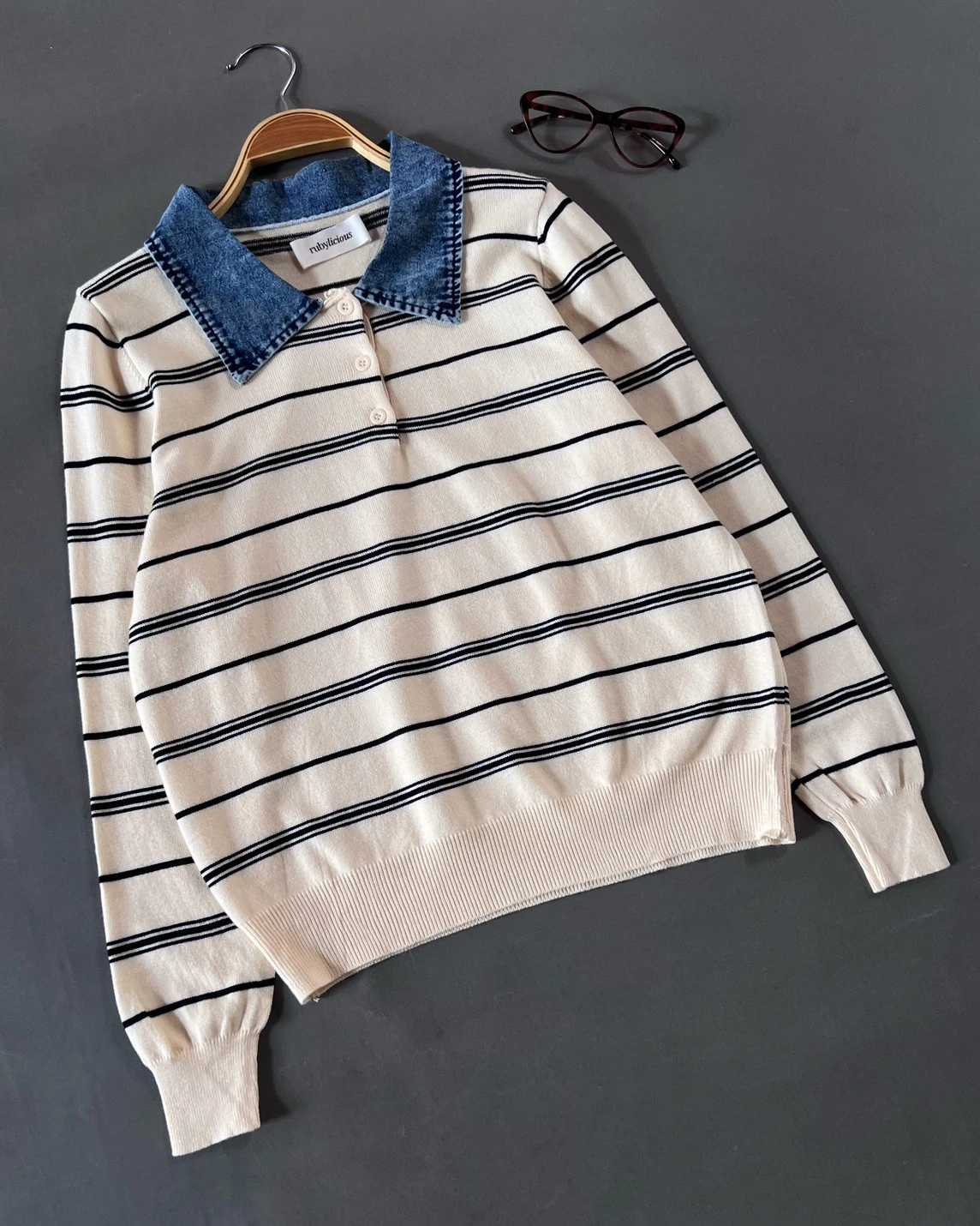 Alternative view of Dianza Stripe Longsleeve Ivory