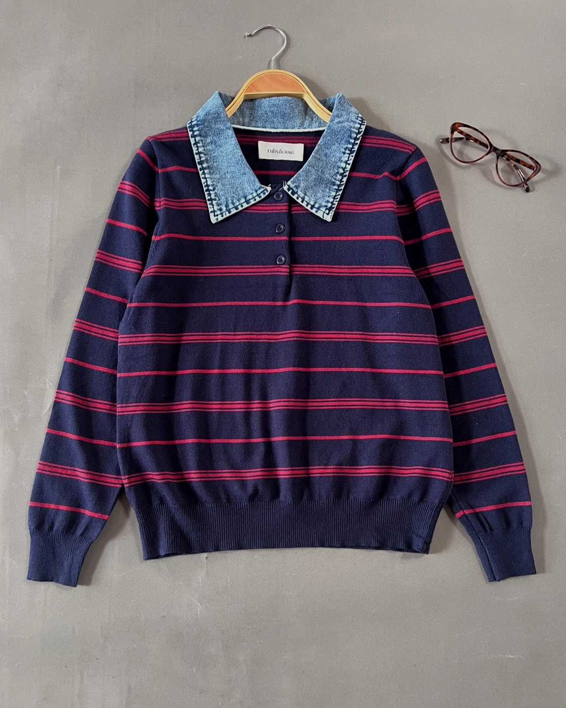 Alternative view of Dianza Stripe Longsleeve Navy