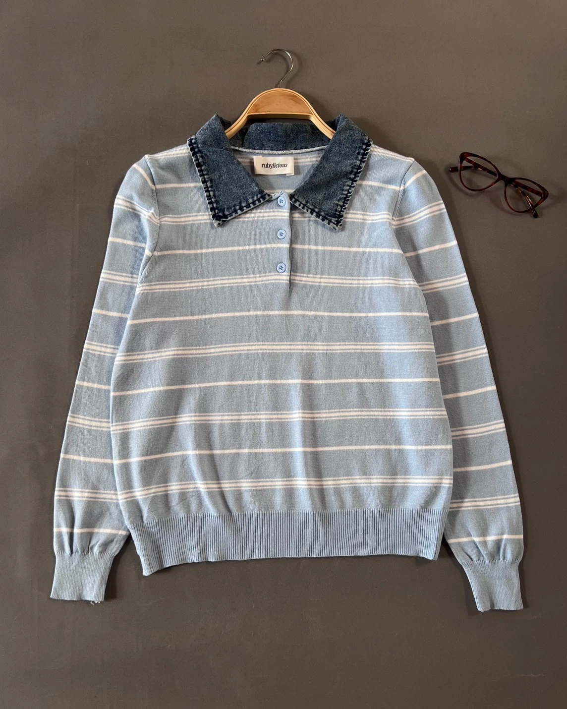 Dianza Stripe Longsleeve Blue