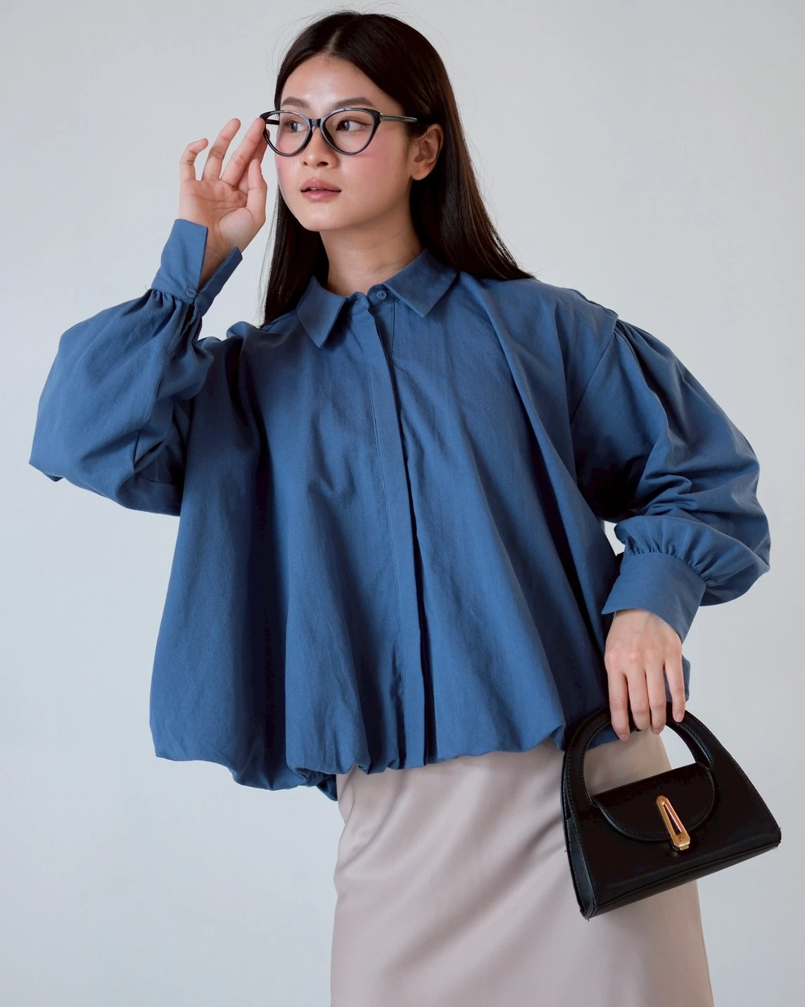 Alternative view of Damila Shirt Kode 80148 Blue Denim