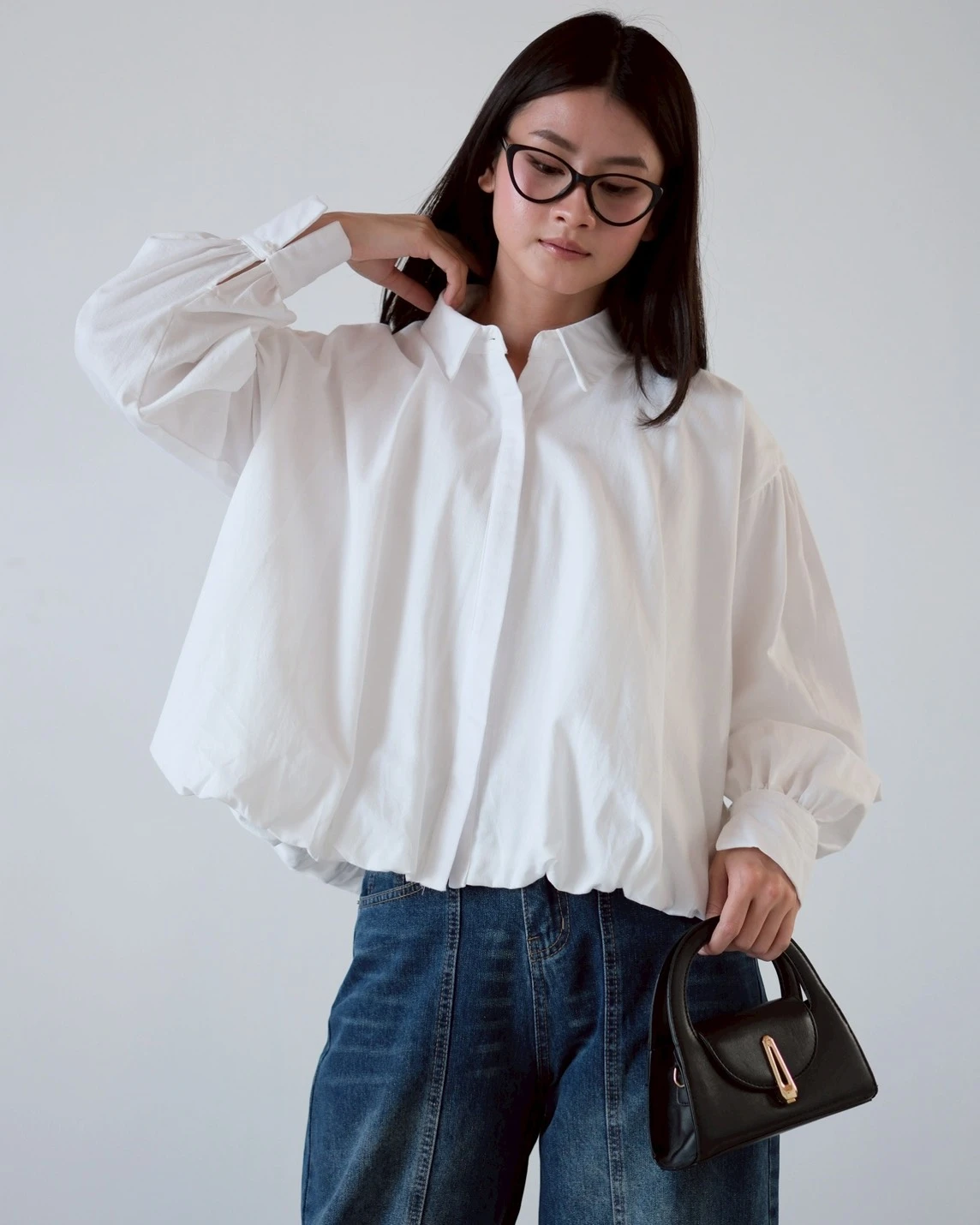 Damila Shirt Kode 80148 Broken White
