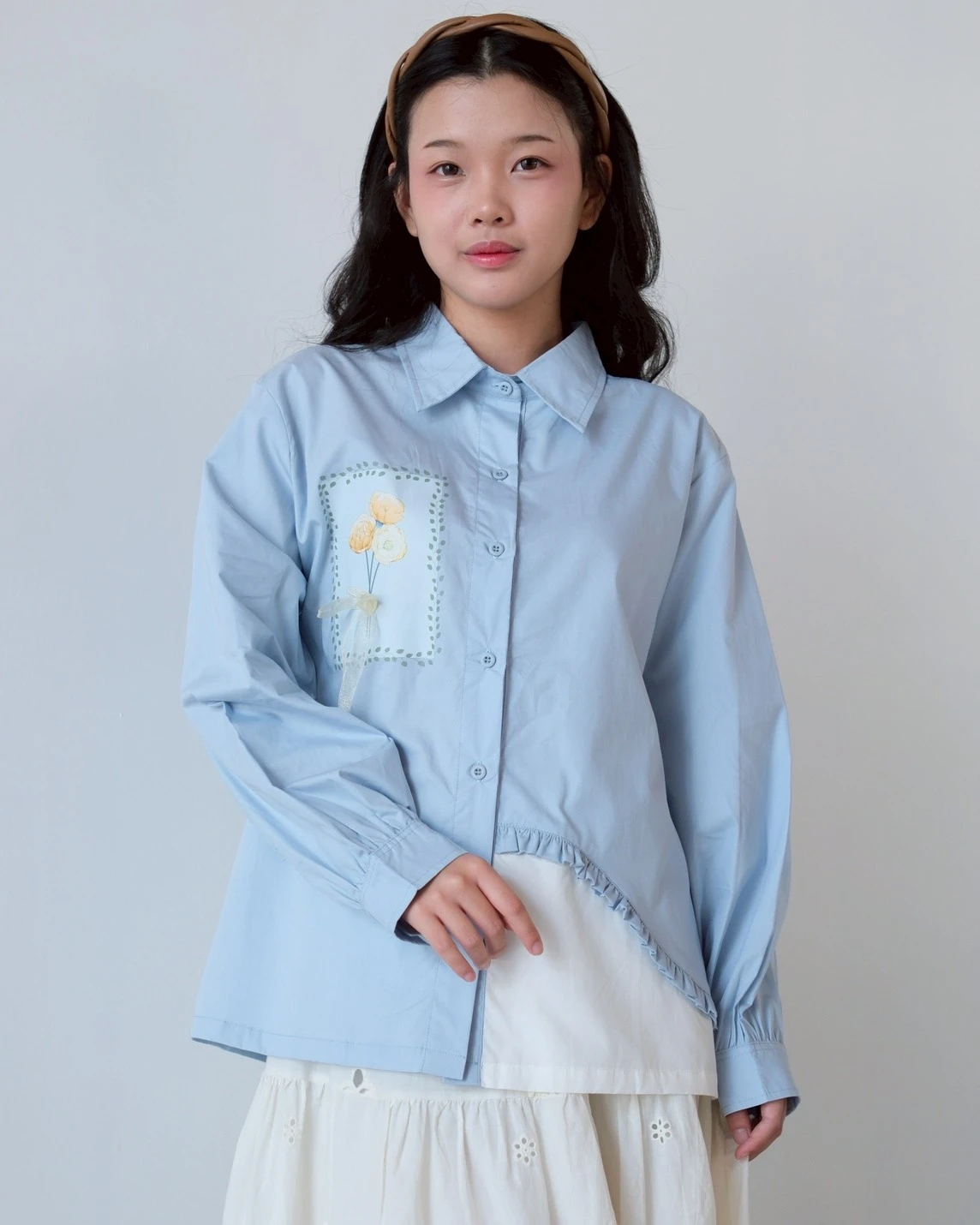 Esmarie Shirt Dusty Blue