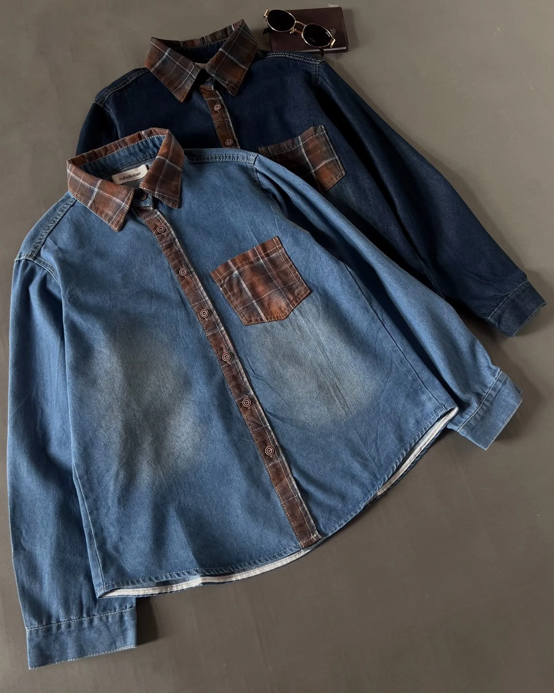 Alternative view of Evrina Denim Shirt Kode 197M Medium Blue
