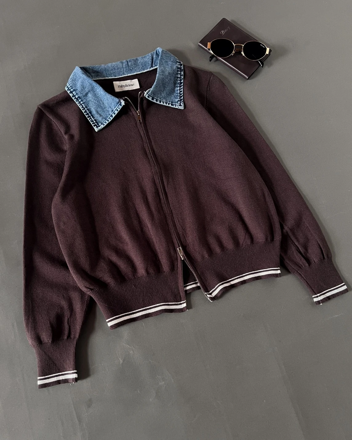 Hevaria Longsleeve Kode 144M Coffee - Image 2