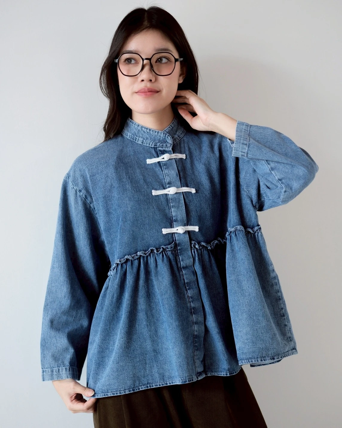 Alternative view of Havelyn Denim Shirt Kode 6425 Acid