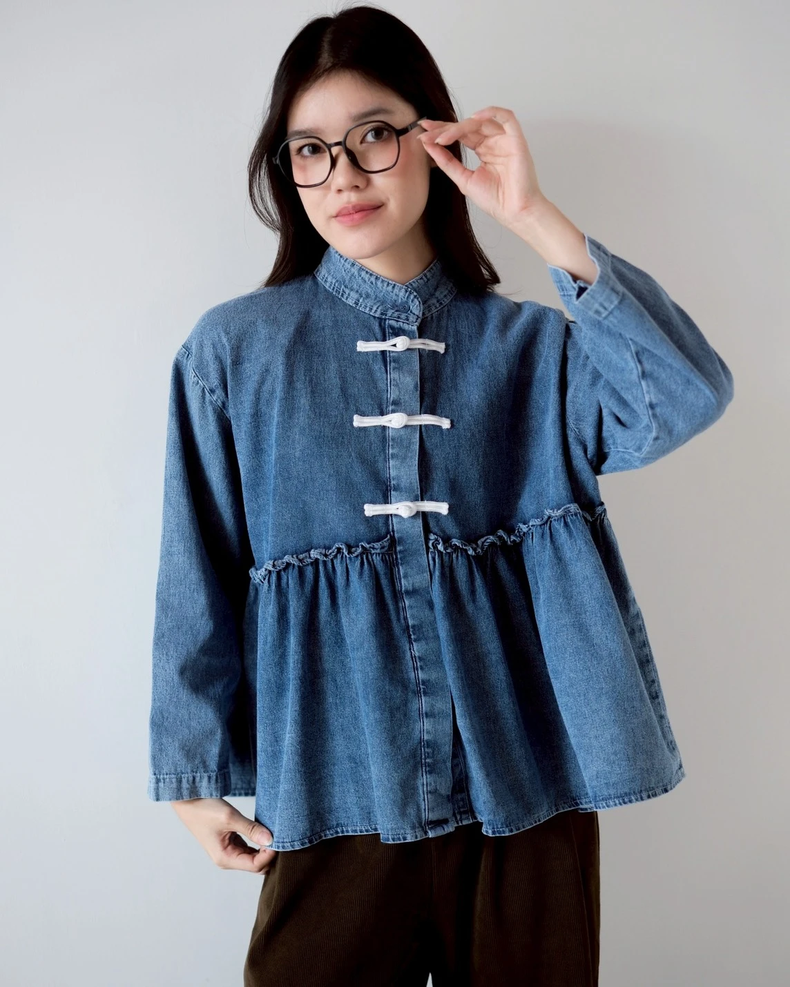 Havelyn Denim Shirt Kode 6425 Acid