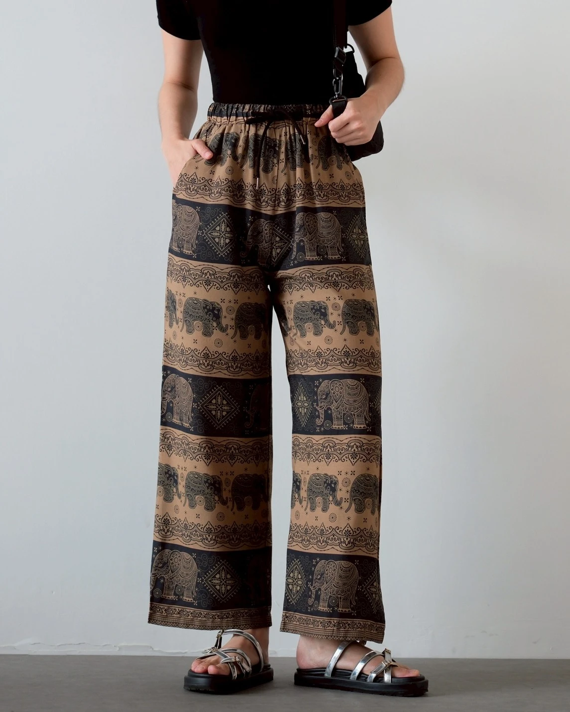 Helisa Cullote Pants Brown