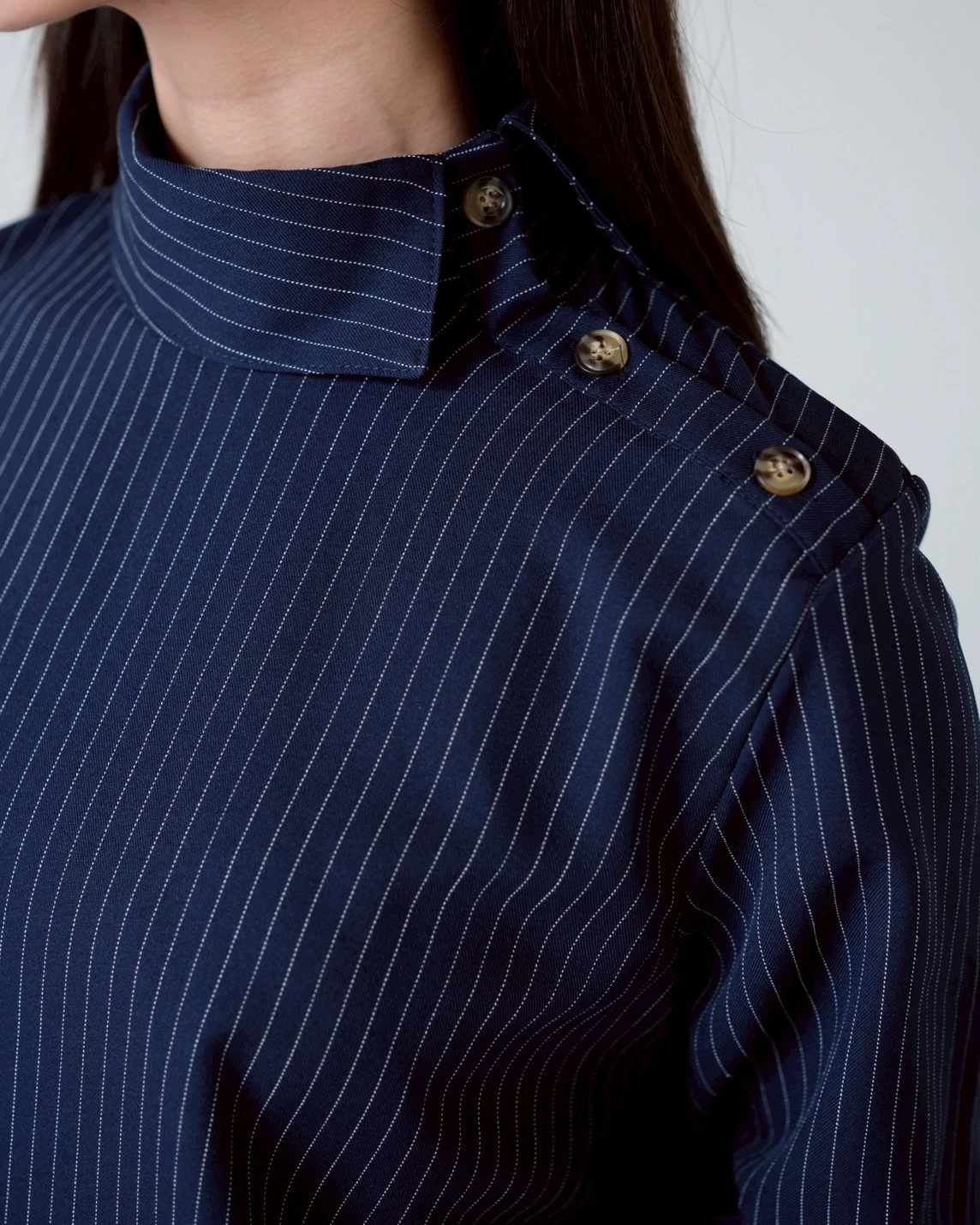 Alternative view of Iravia Stripe Blouse Kode 26325 Navy