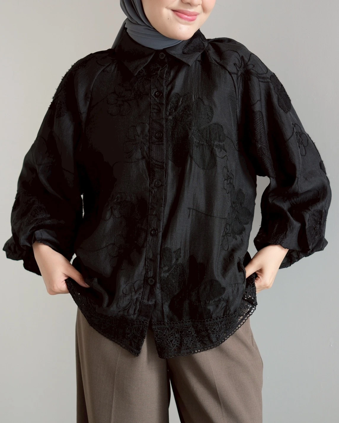 Jaziel Shirt Kode 189M Black - Image 2