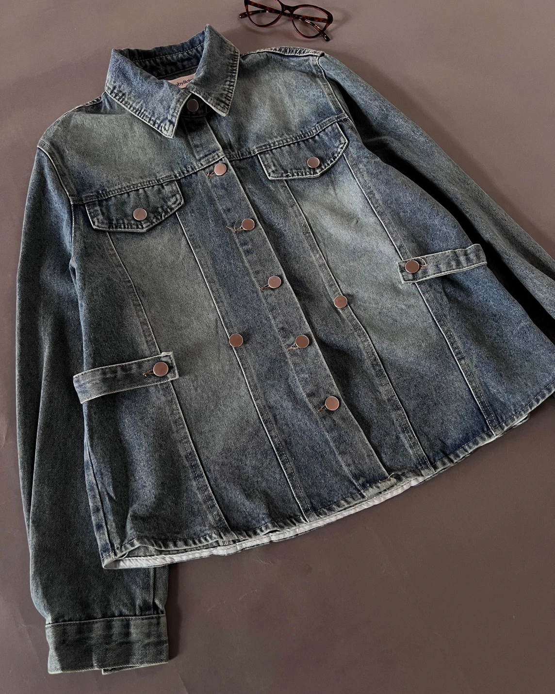 Kesia Denim Jacket Acid
