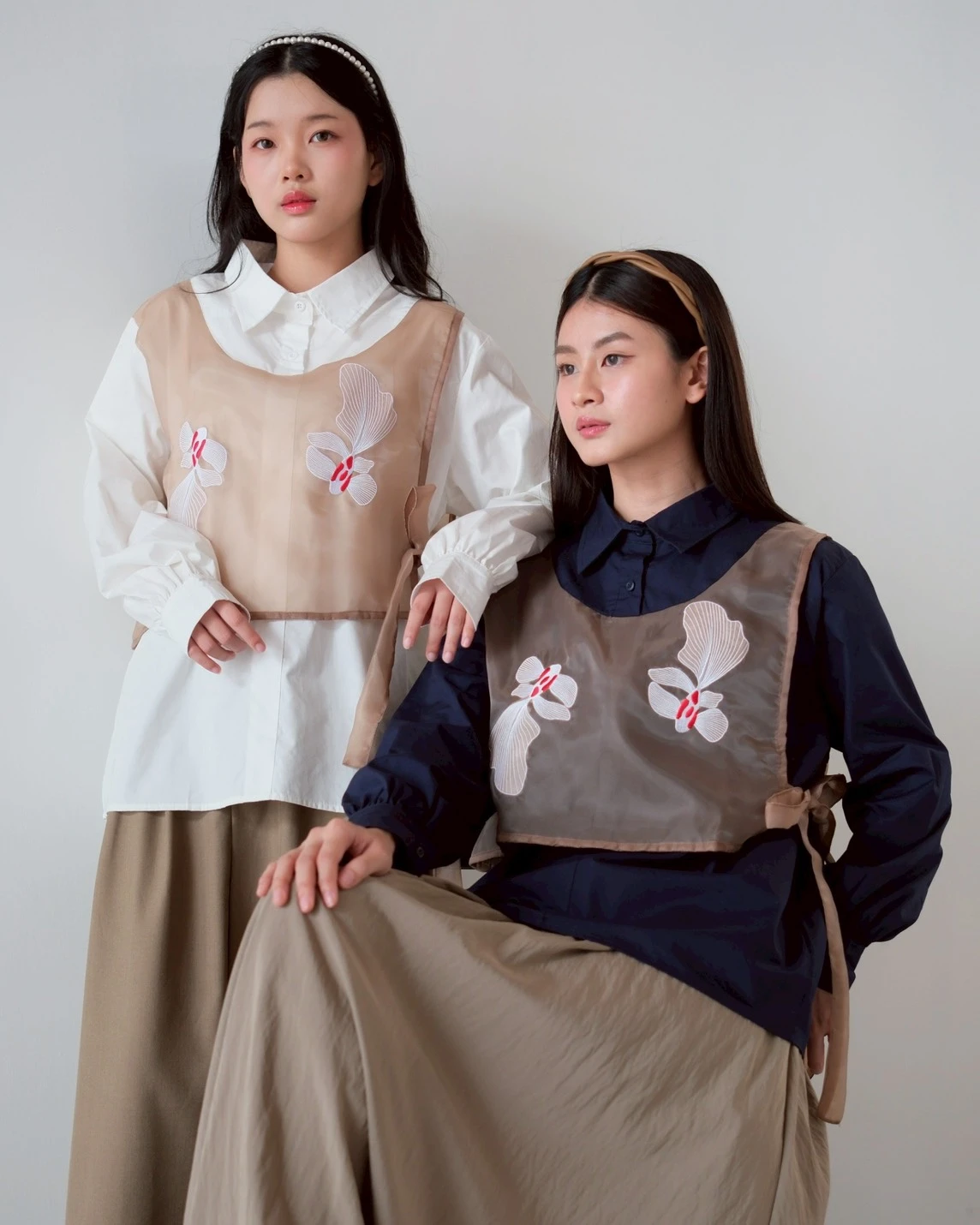 Marion Shirt Navy - Image 3