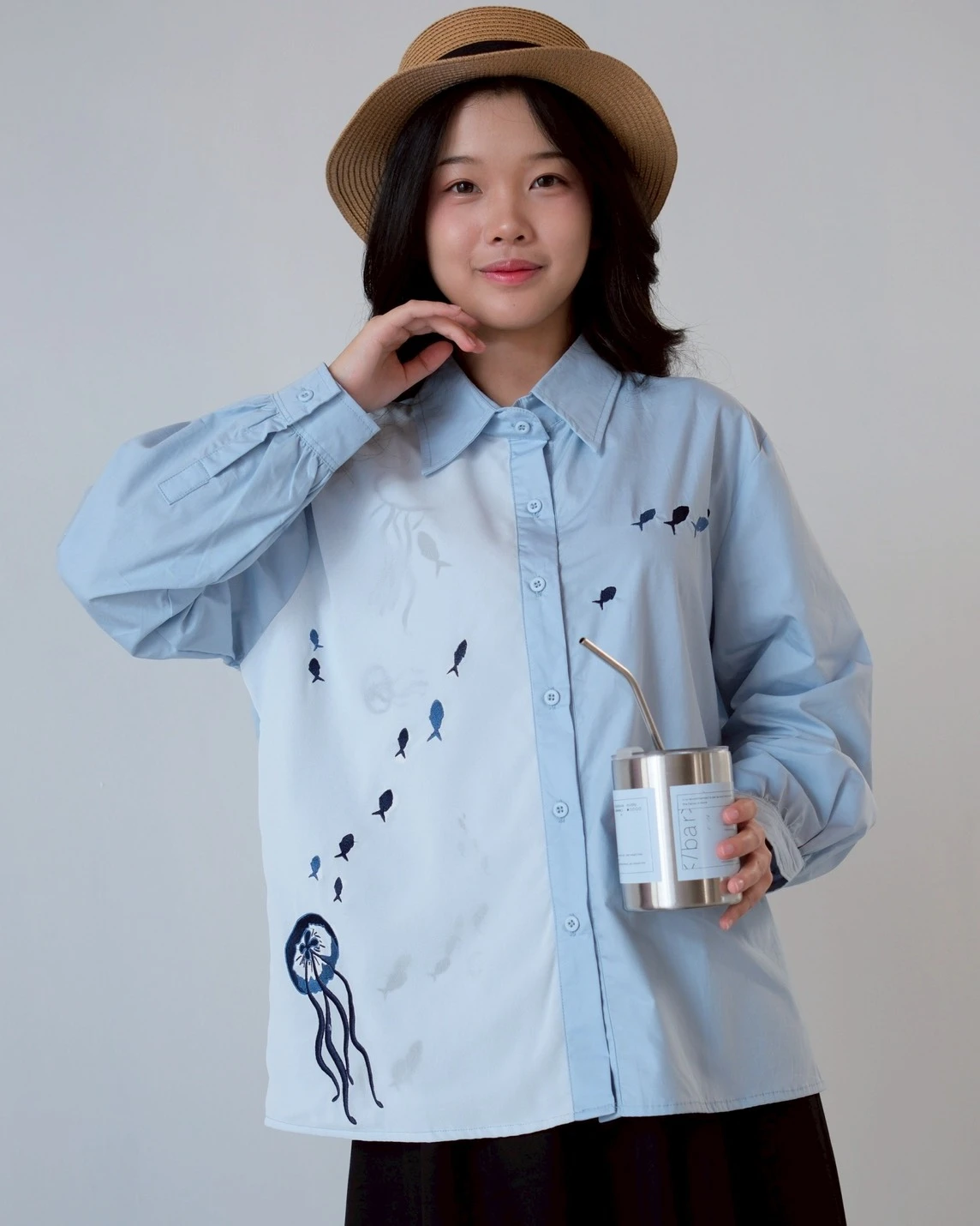 Mavi Shirt Dusty Blue