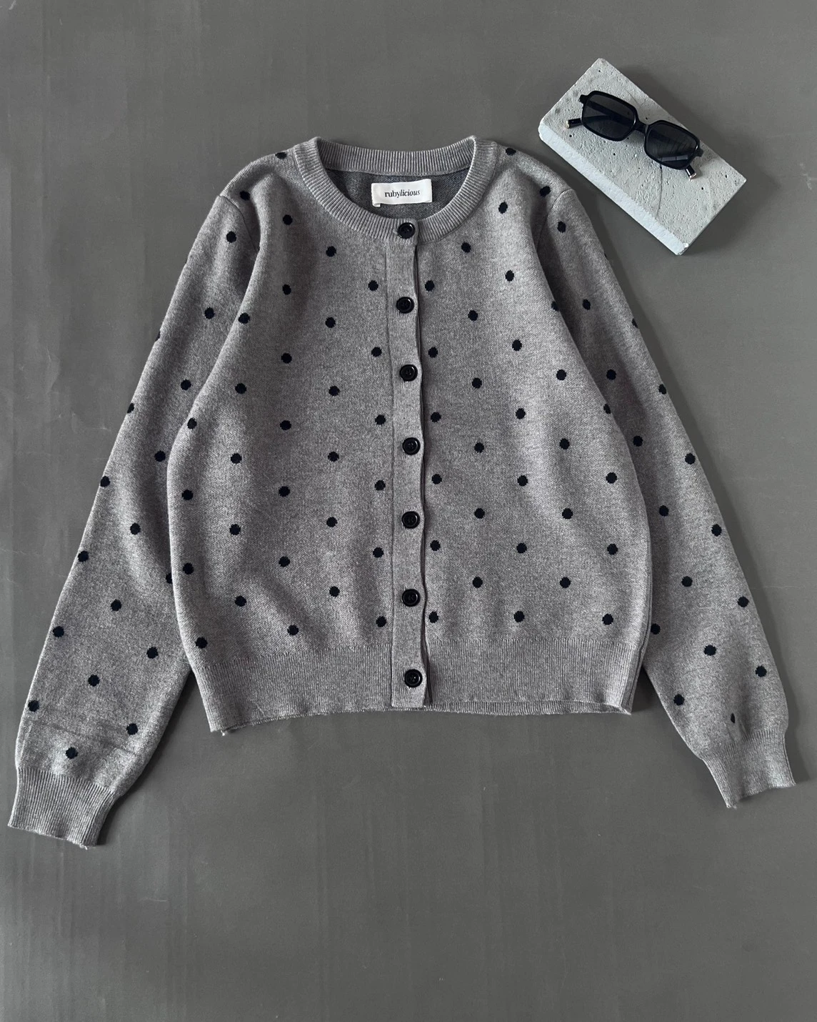 Alternative view of Navisa Cardi Grey