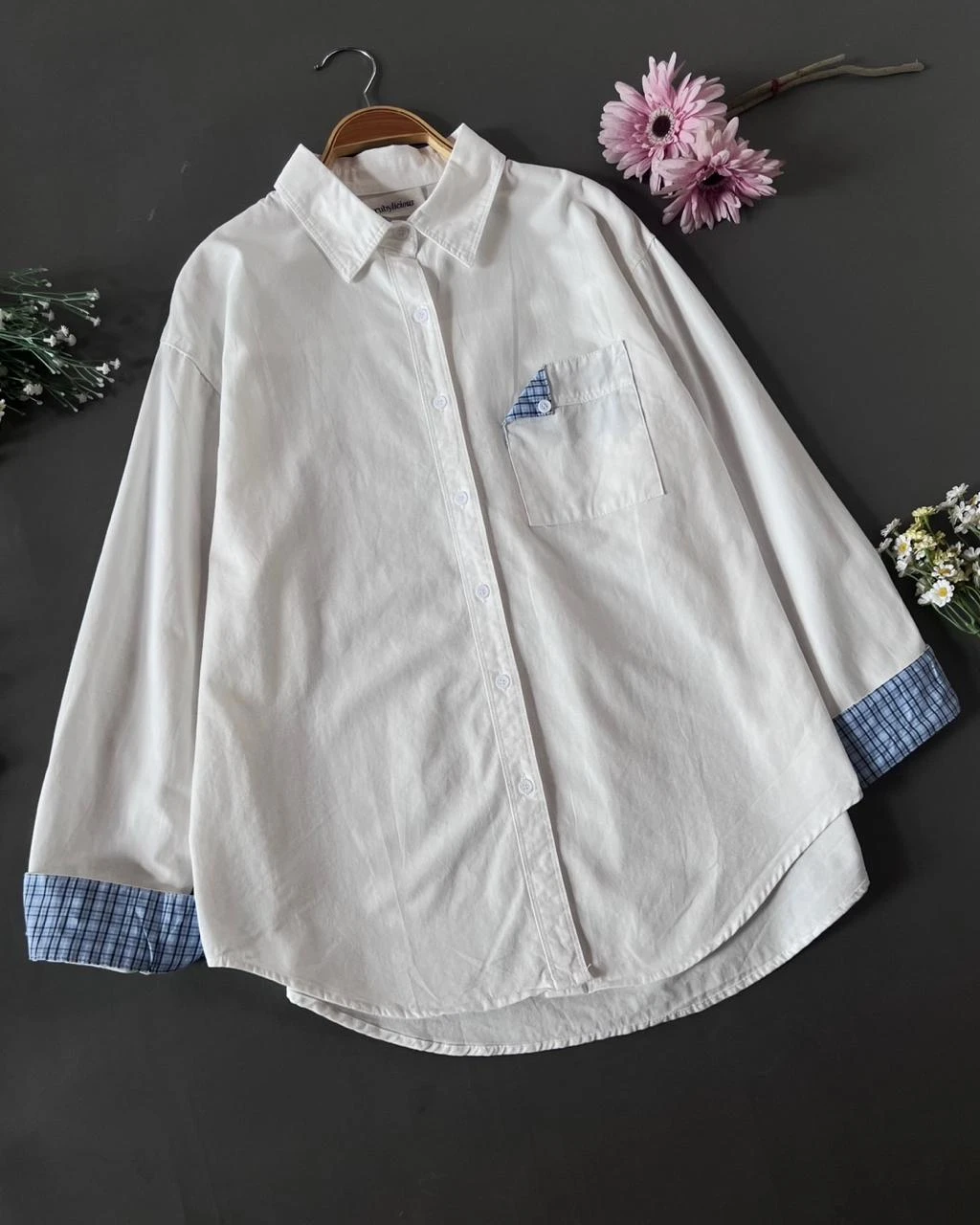 Qanza Shirt Kode 166M Broken White - Image 4
