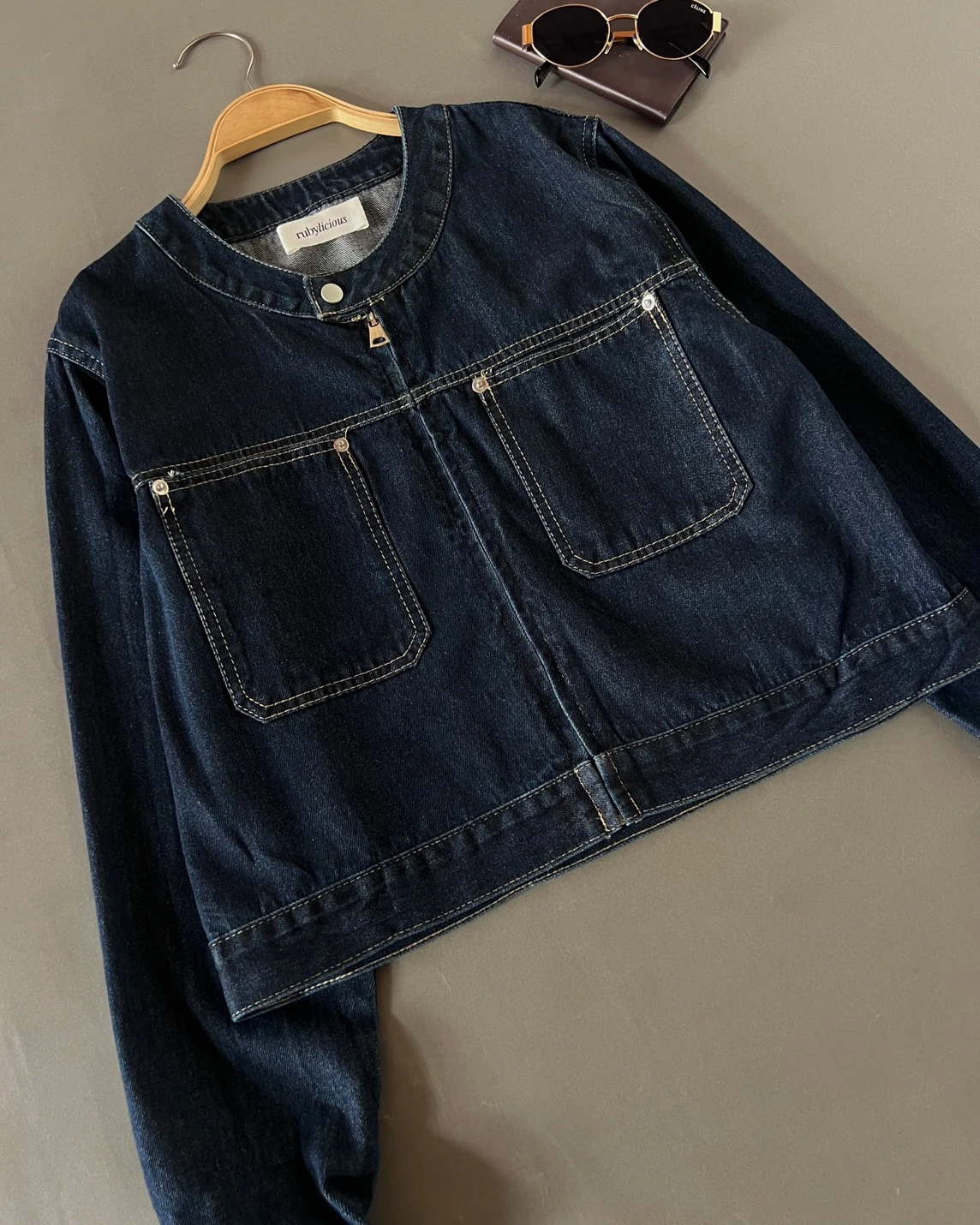 Renata Denim Jacket Kode 544N Dark Blue
