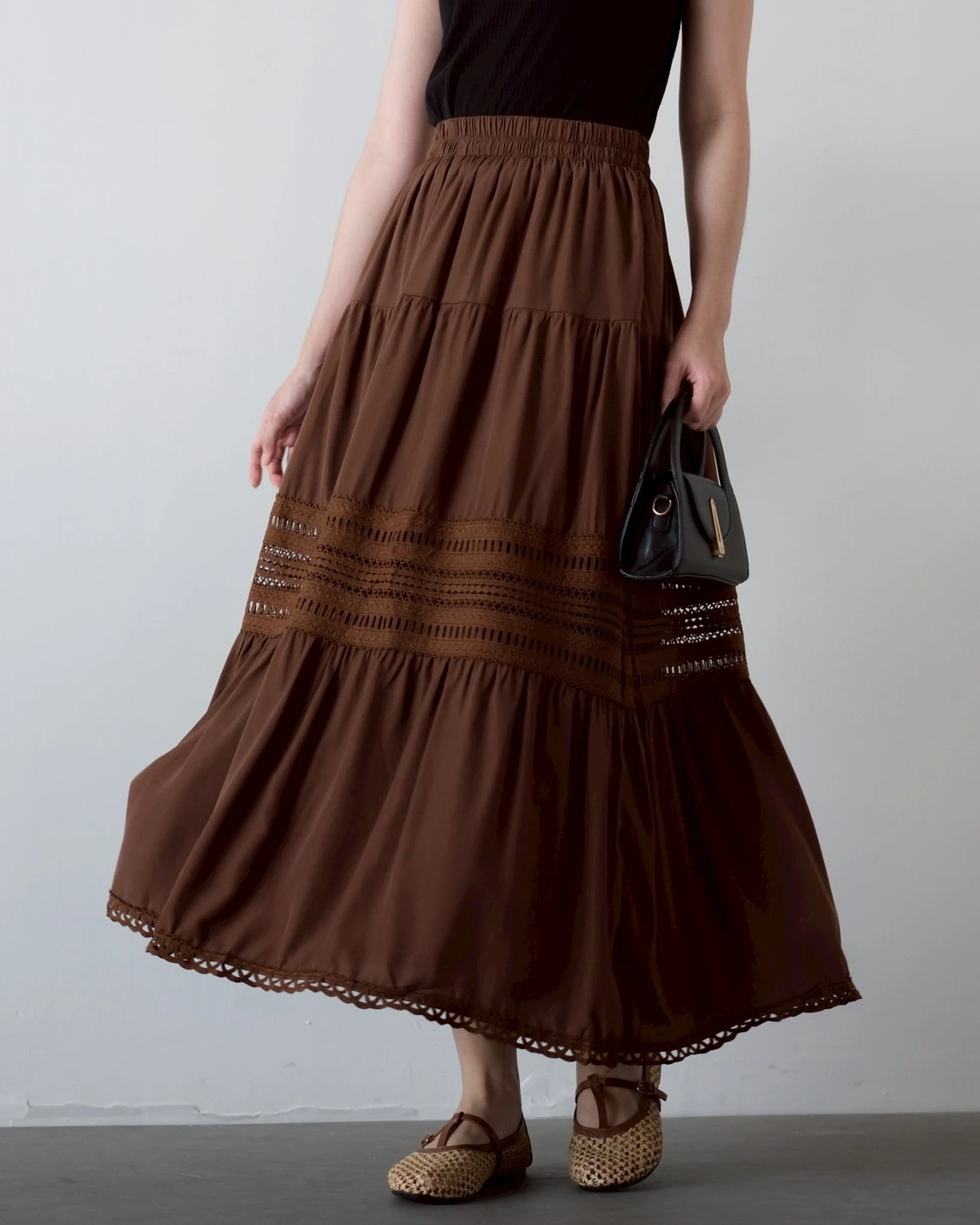 Olinda Skirt Kode 169M Brown