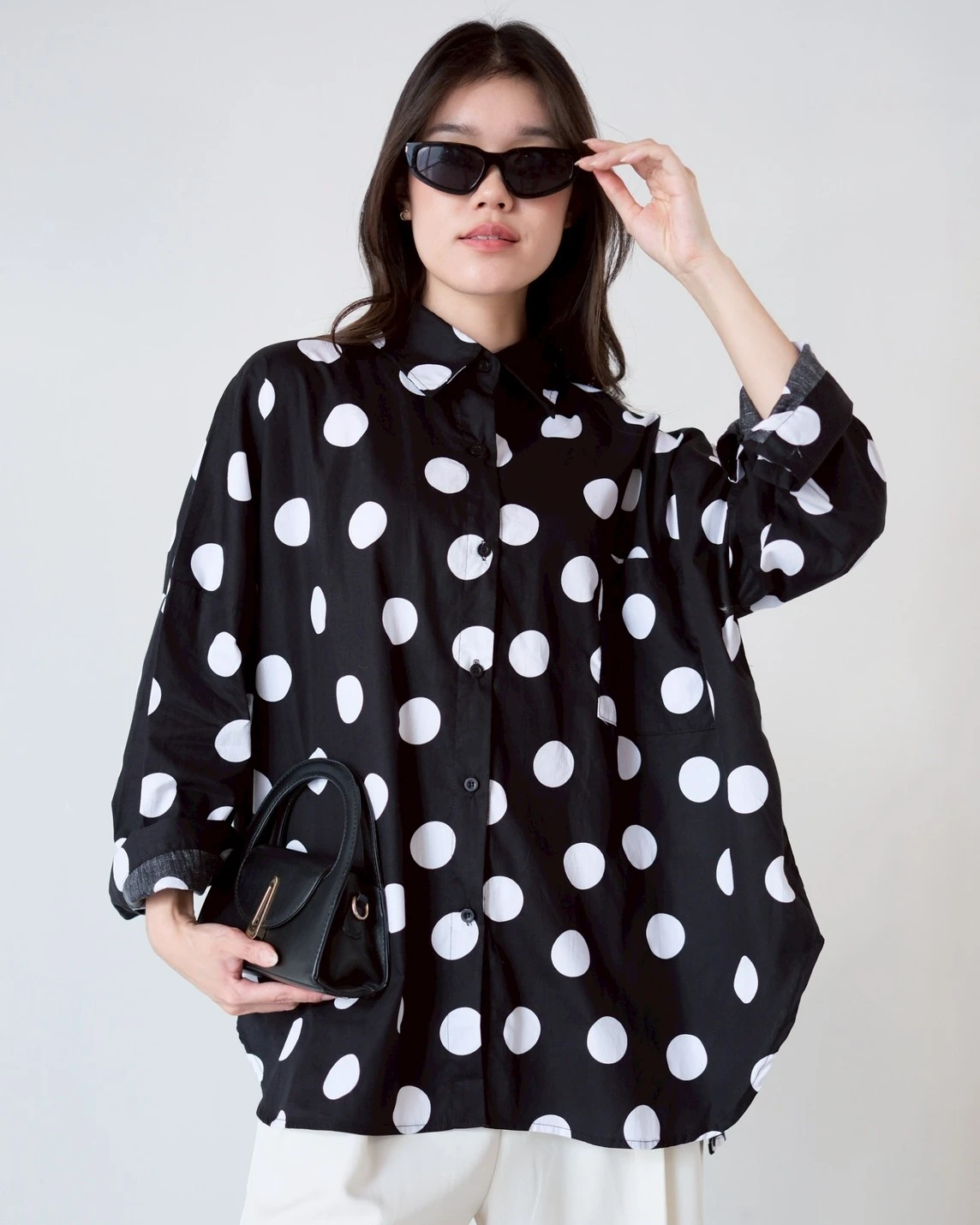 Alternative view of Laviera Polka Shirt Black