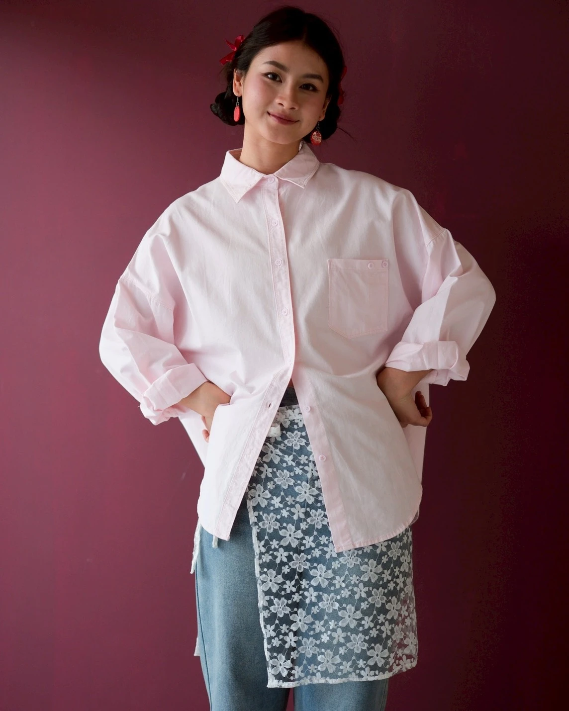 Alternative view of Ivarela Shirt Pink