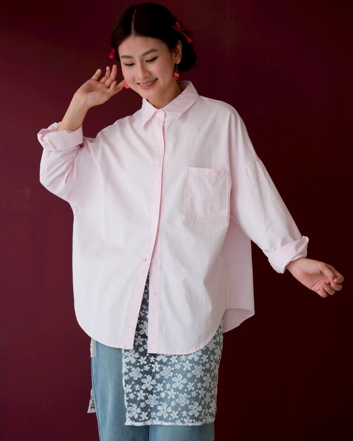 Ivarela Shirt Pink - Image 3