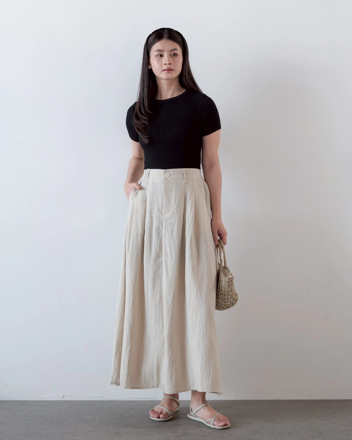 Alternative view of Belvira Skirt Kode 555N Cream